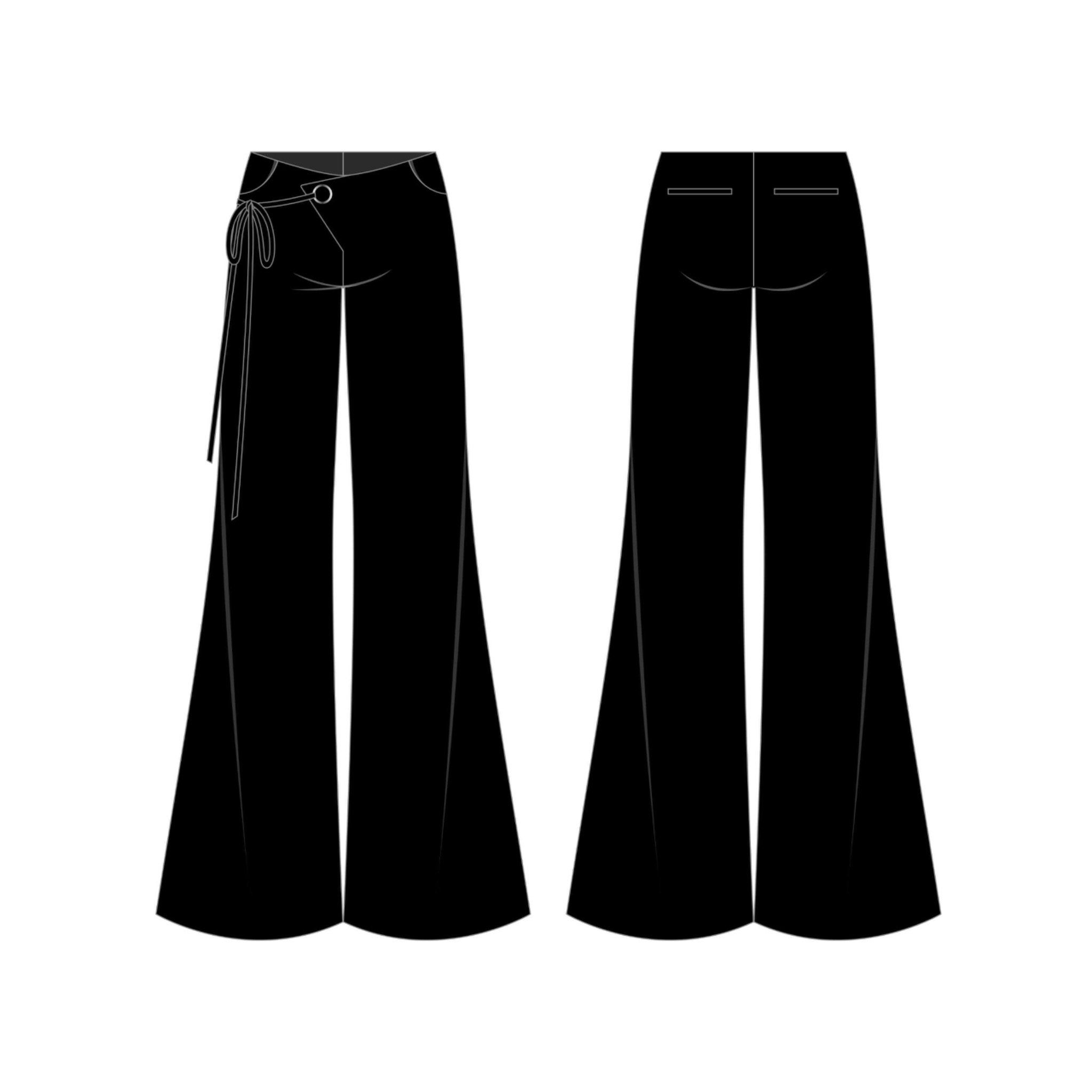  Quần ống loe dài cạp trễ tôn dáng JENNER - KILLSYSTEM 