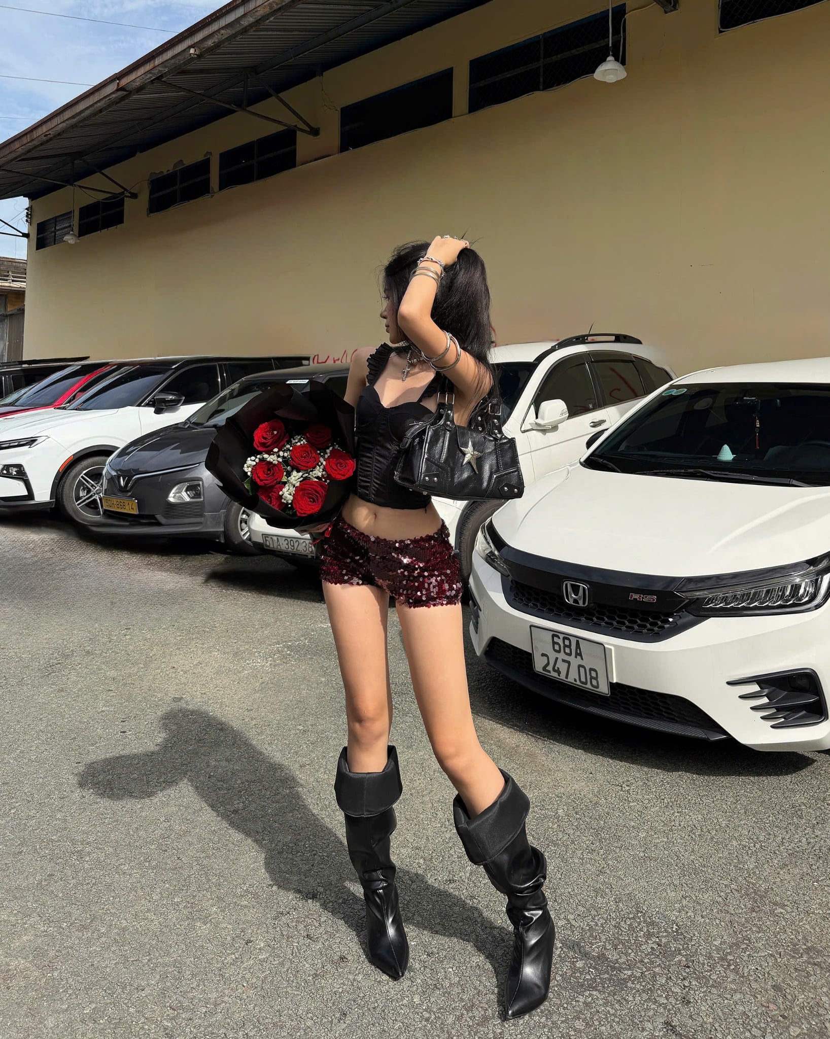  Áo corset 2 dây hở lưng sexy tôn dáng SAMI - KILLSYSTEM 