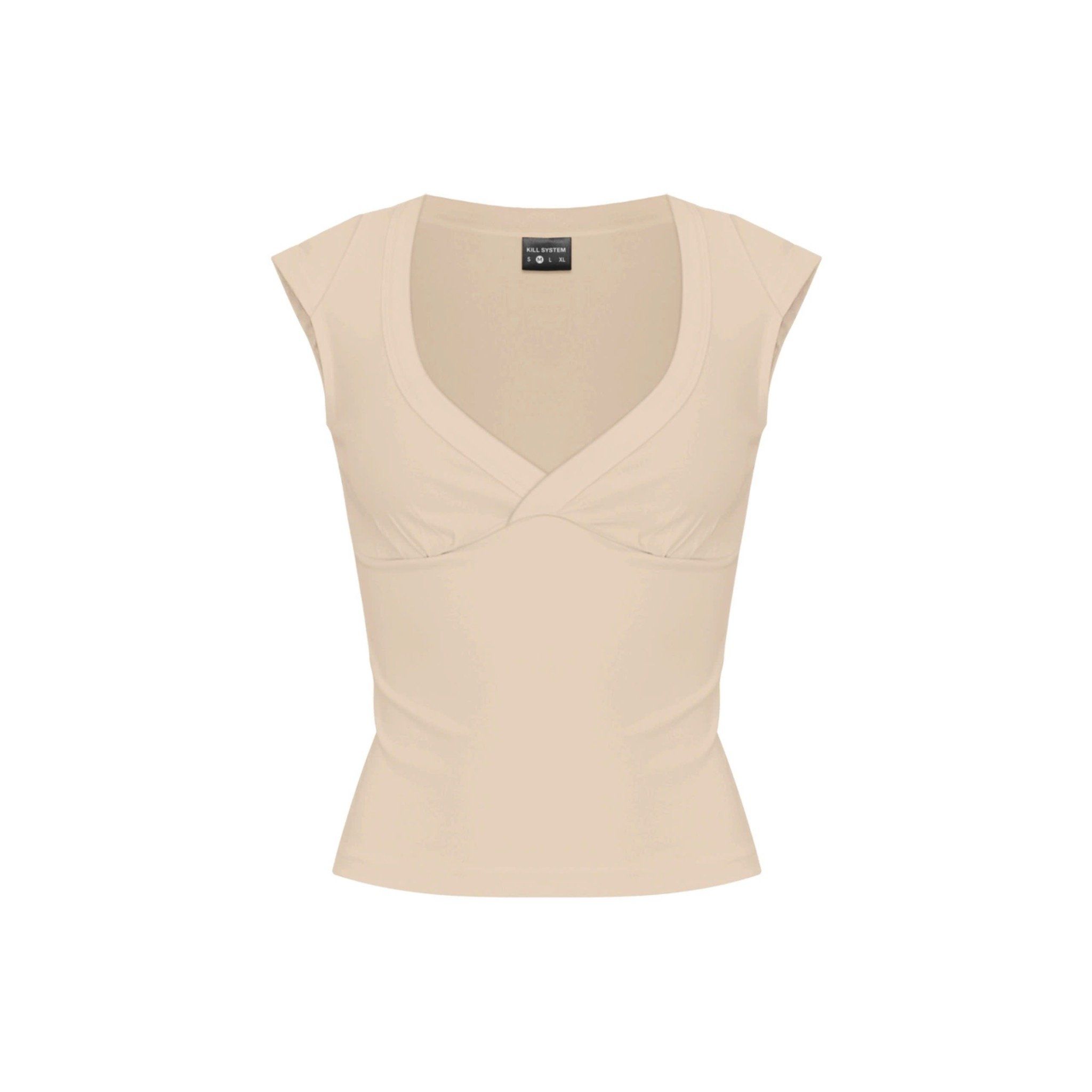  Áo thun cổ tim ôm body tôn dáng KATSBI - KILL SYSTEM 