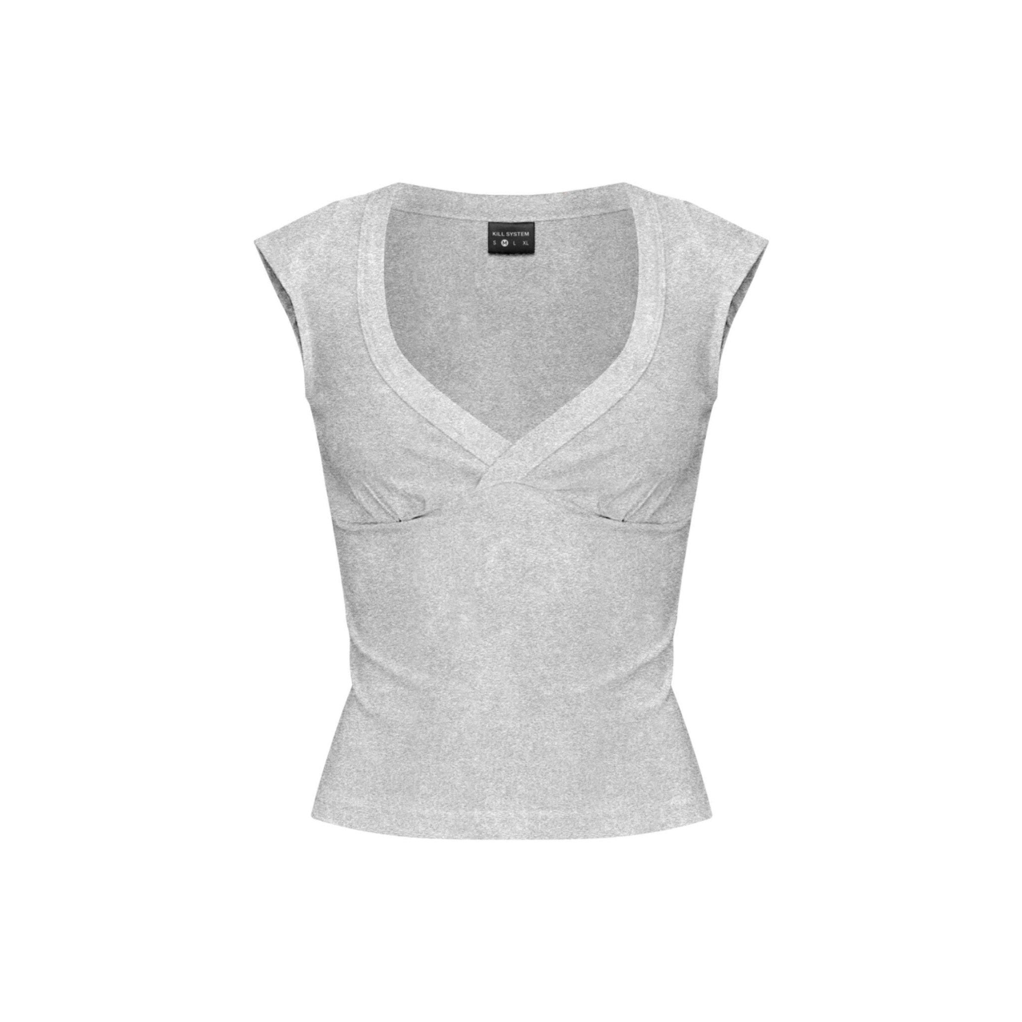  Áo thun cổ tim ôm body tôn dáng KATSBI - KILL SYSTEM 