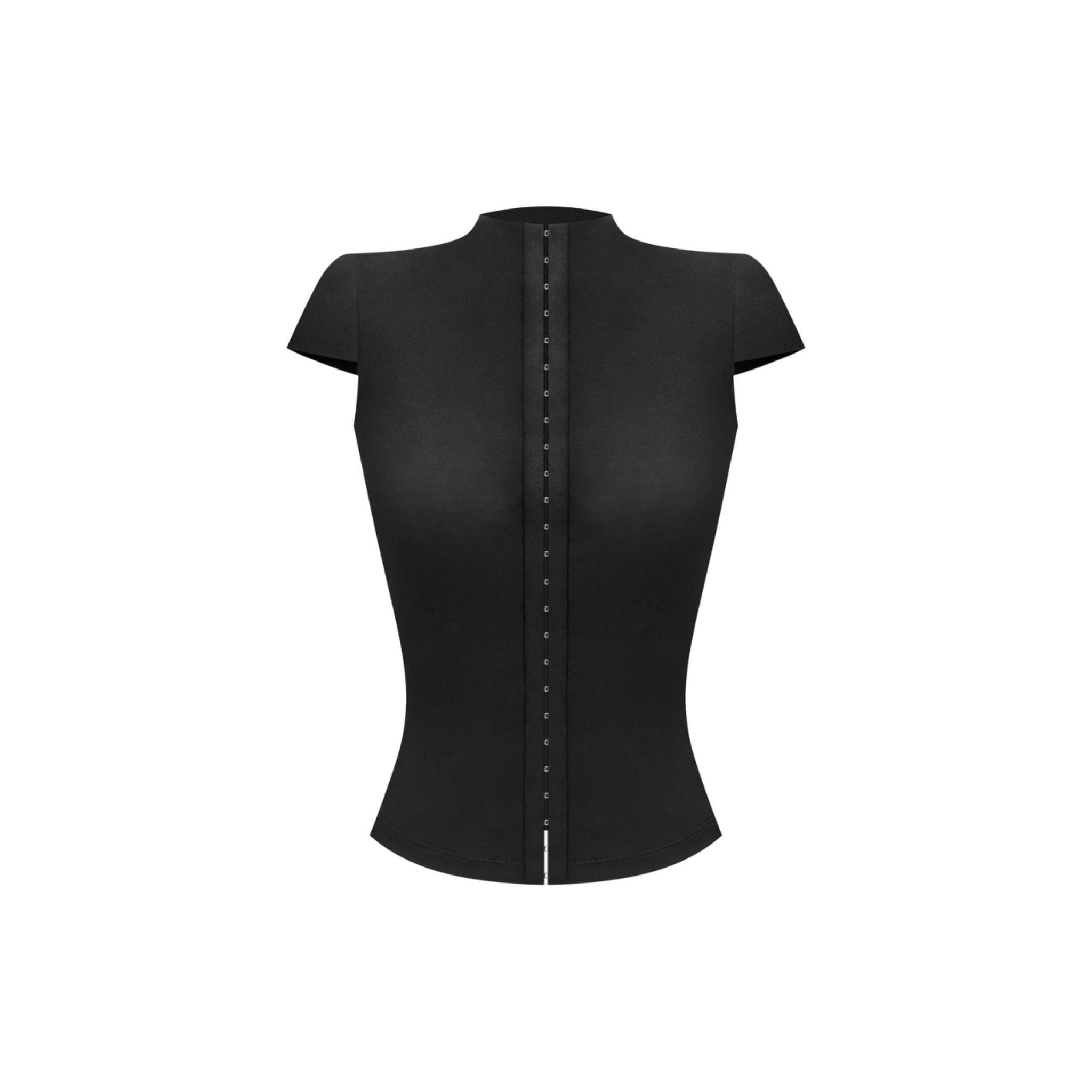  Áo thun mắc cài dáng corset chất umi dày dặn sexy tôn dáng LAMA - KILLSYSTEM 