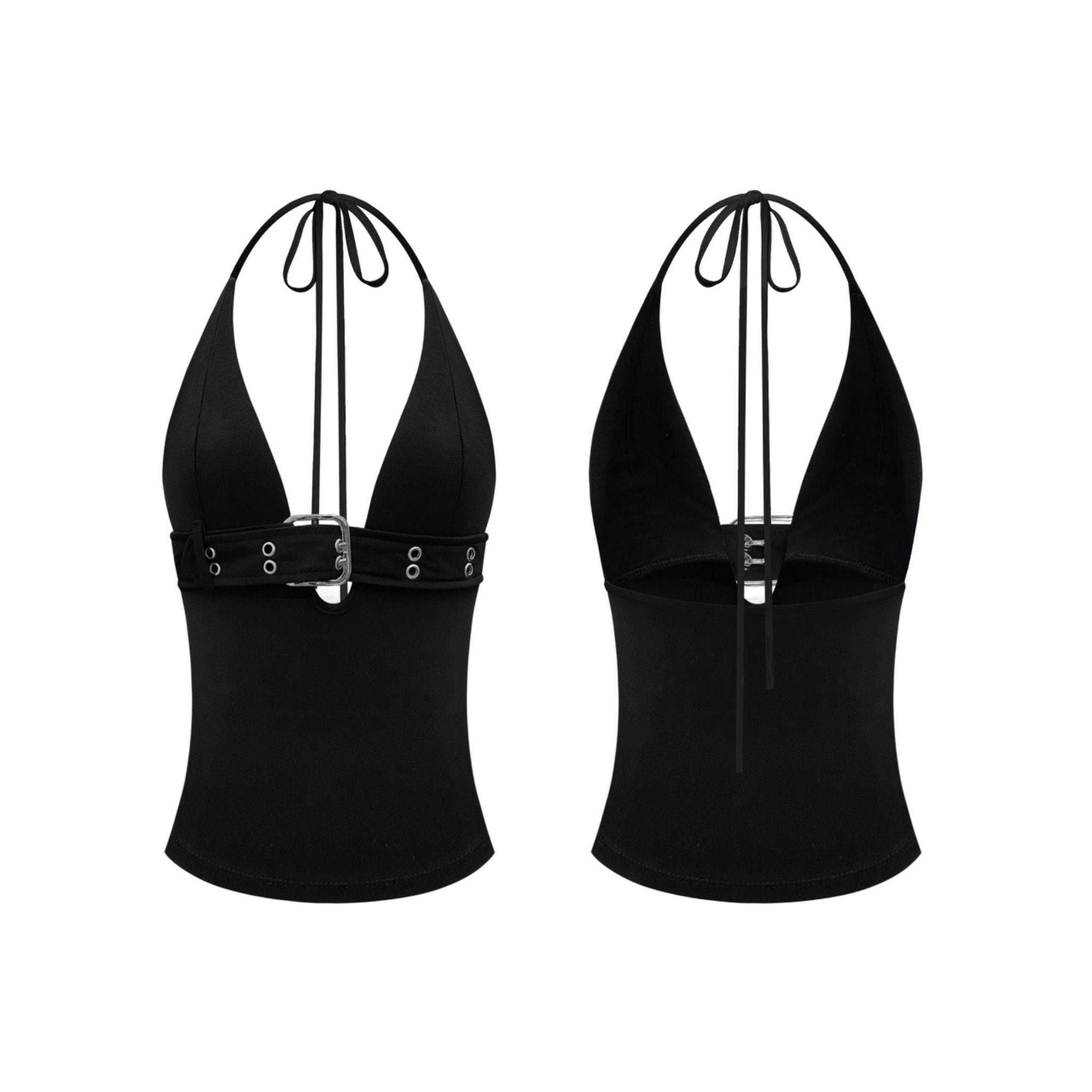  Áo yếm phối đai mắt cáo ôm body XGONE - KILLSYSTEM 