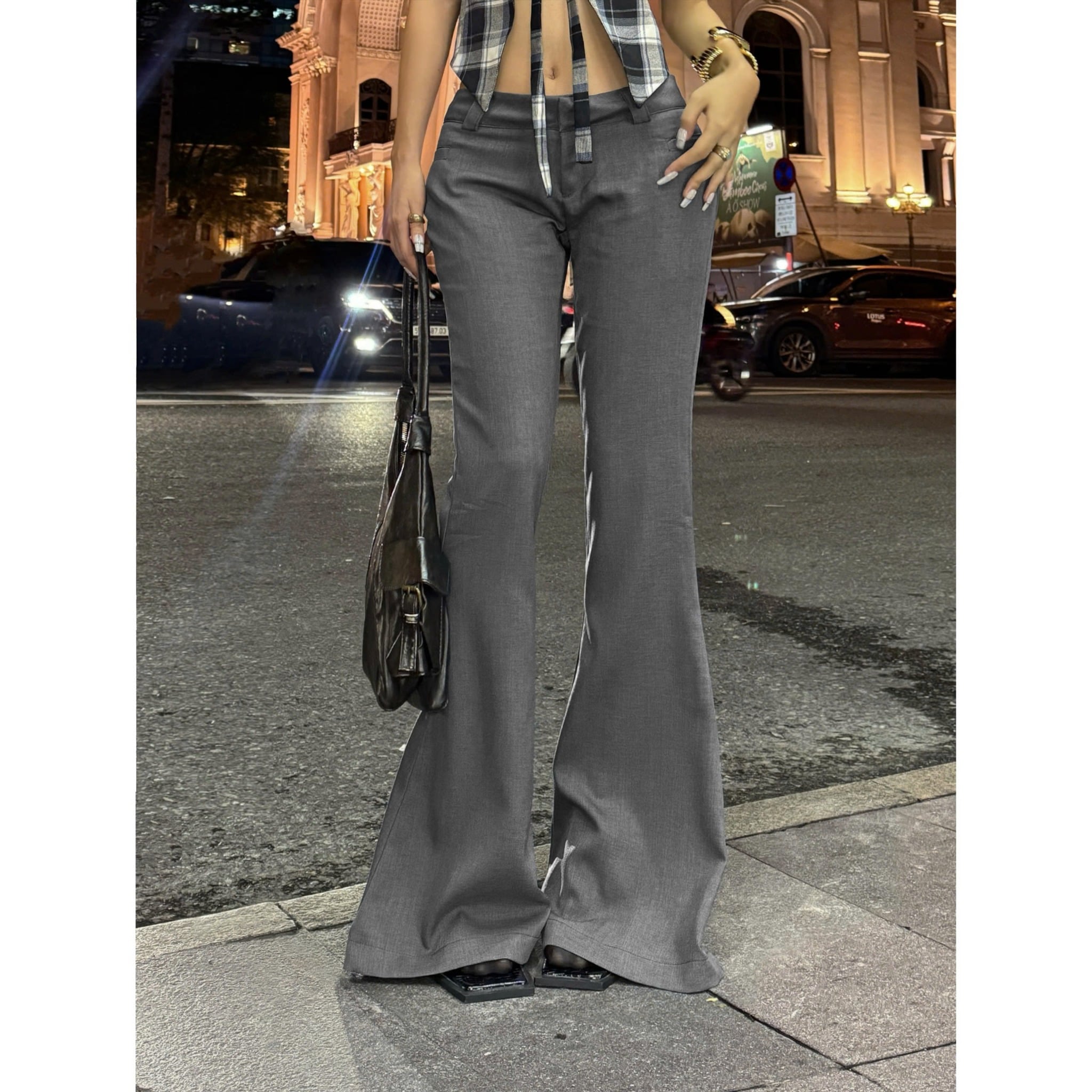  Quần ống loe dài cạp trễ tôn dáng JARIN - KILLSYSTEM 