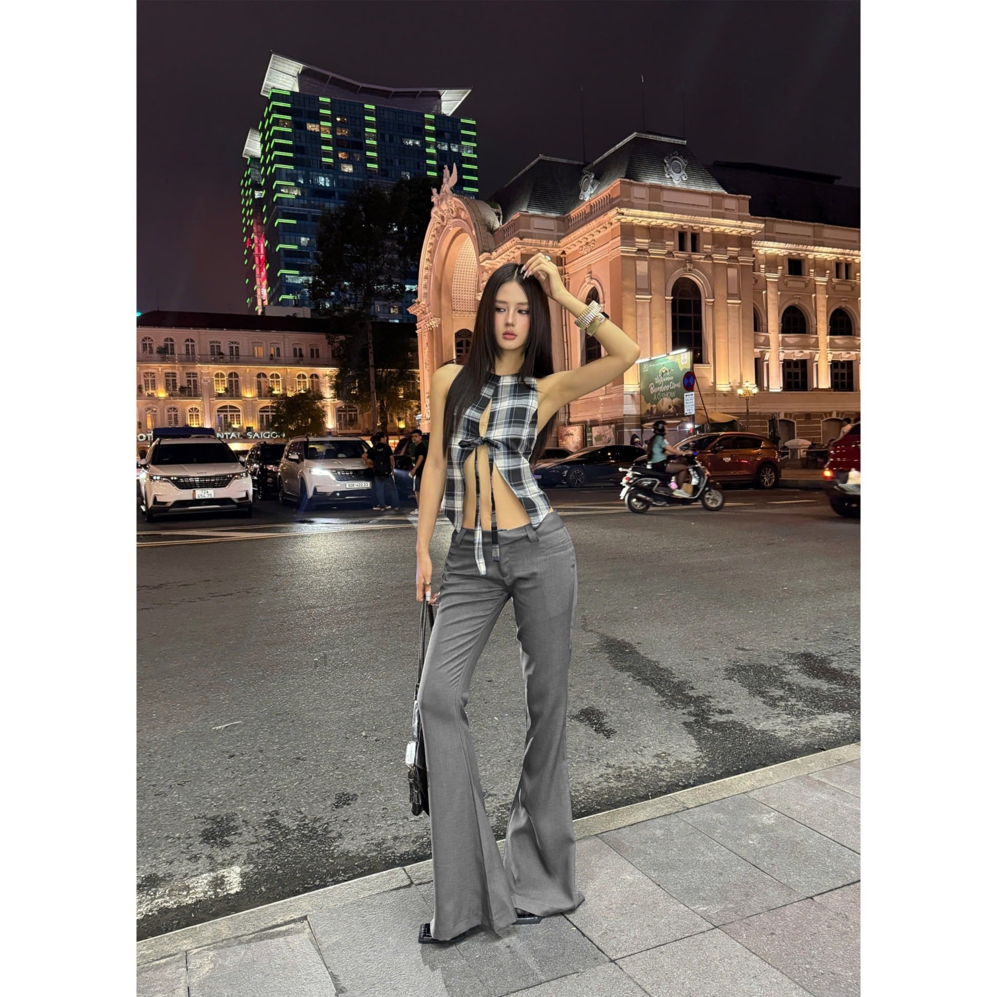  Quần ống loe dài cạp trễ tôn dáng JARIN - KILLSYSTEM 