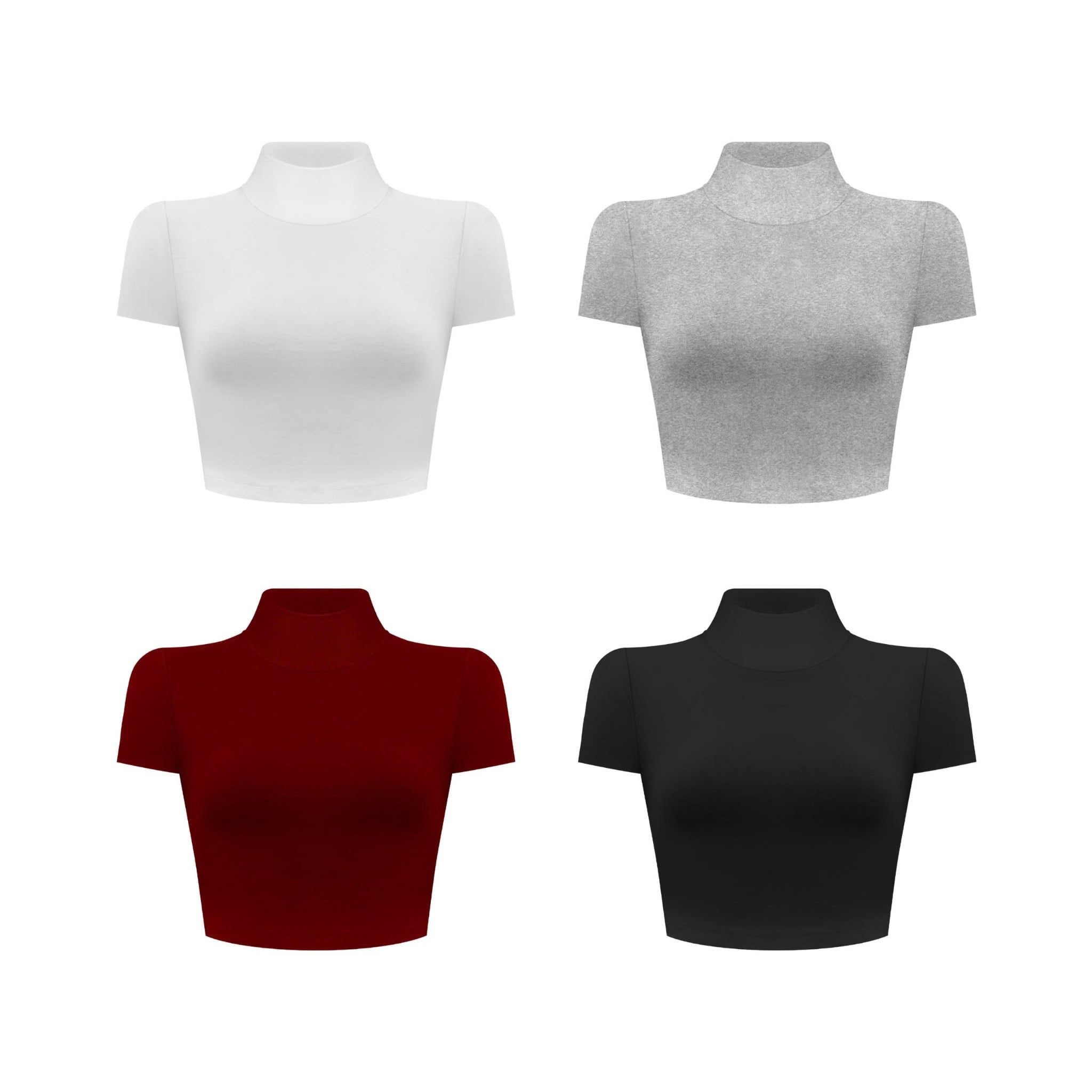  Áo thun croptop cổ lọ siêu ngắn ALIO - KILLSYSTEM 