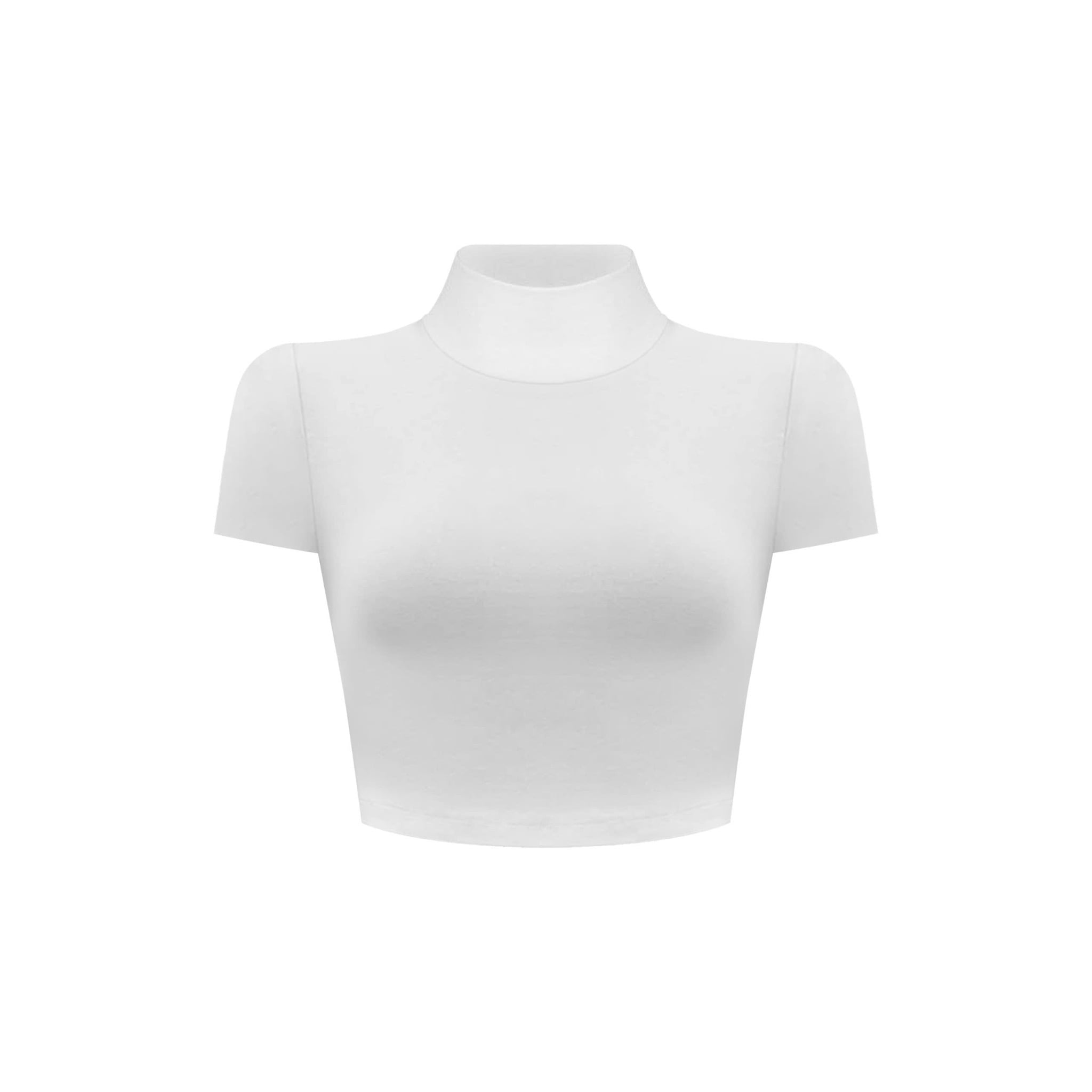  Áo thun croptop cổ lọ siêu ngắn ALIO - KILLSYSTEM 