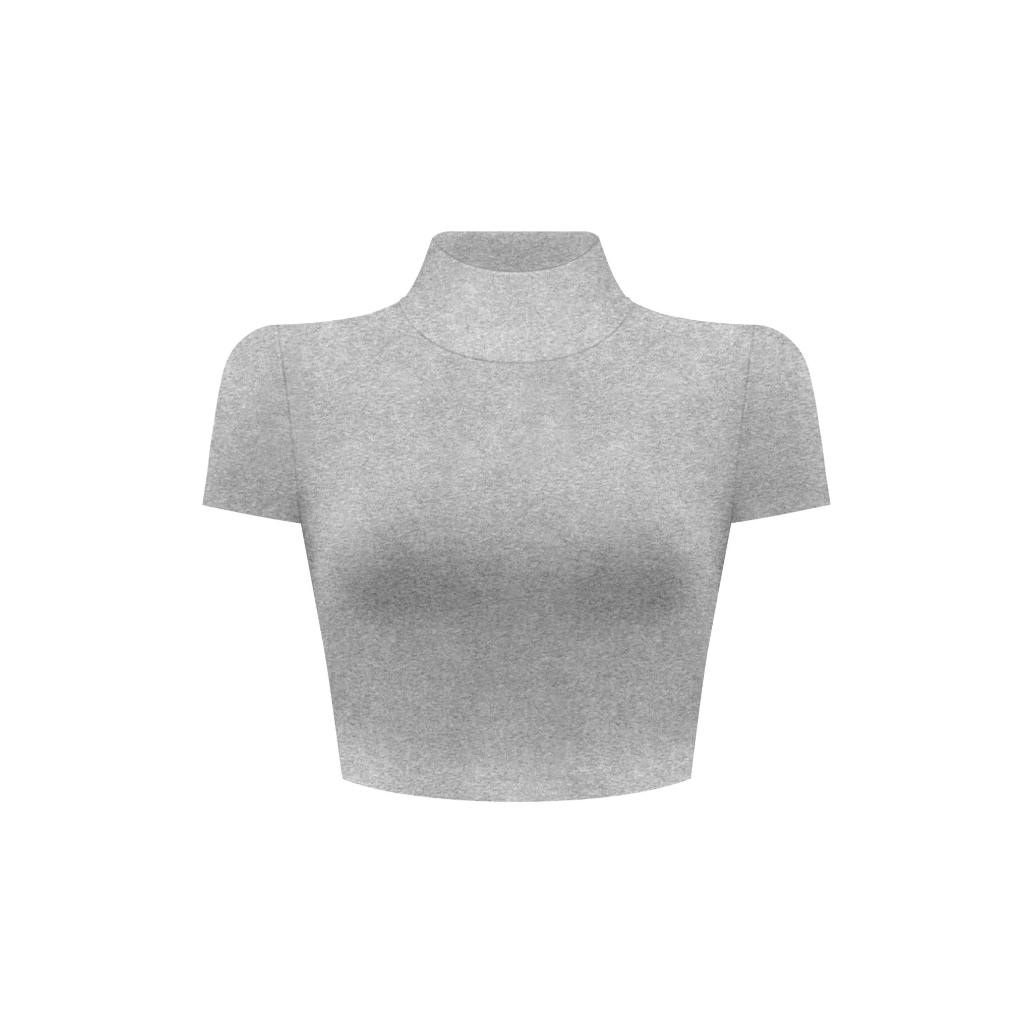  Áo thun croptop cổ lọ siêu ngắn ALIO - KILLSYSTEM 