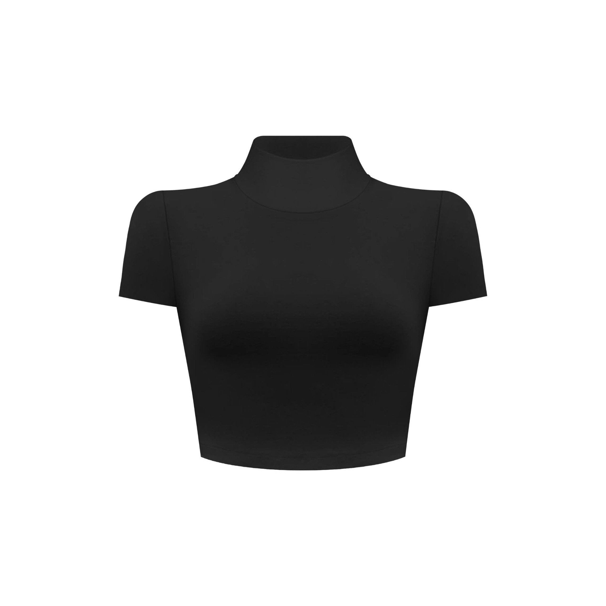  Áo thun croptop cổ lọ siêu ngắn ALIO - KILLSYSTEM 