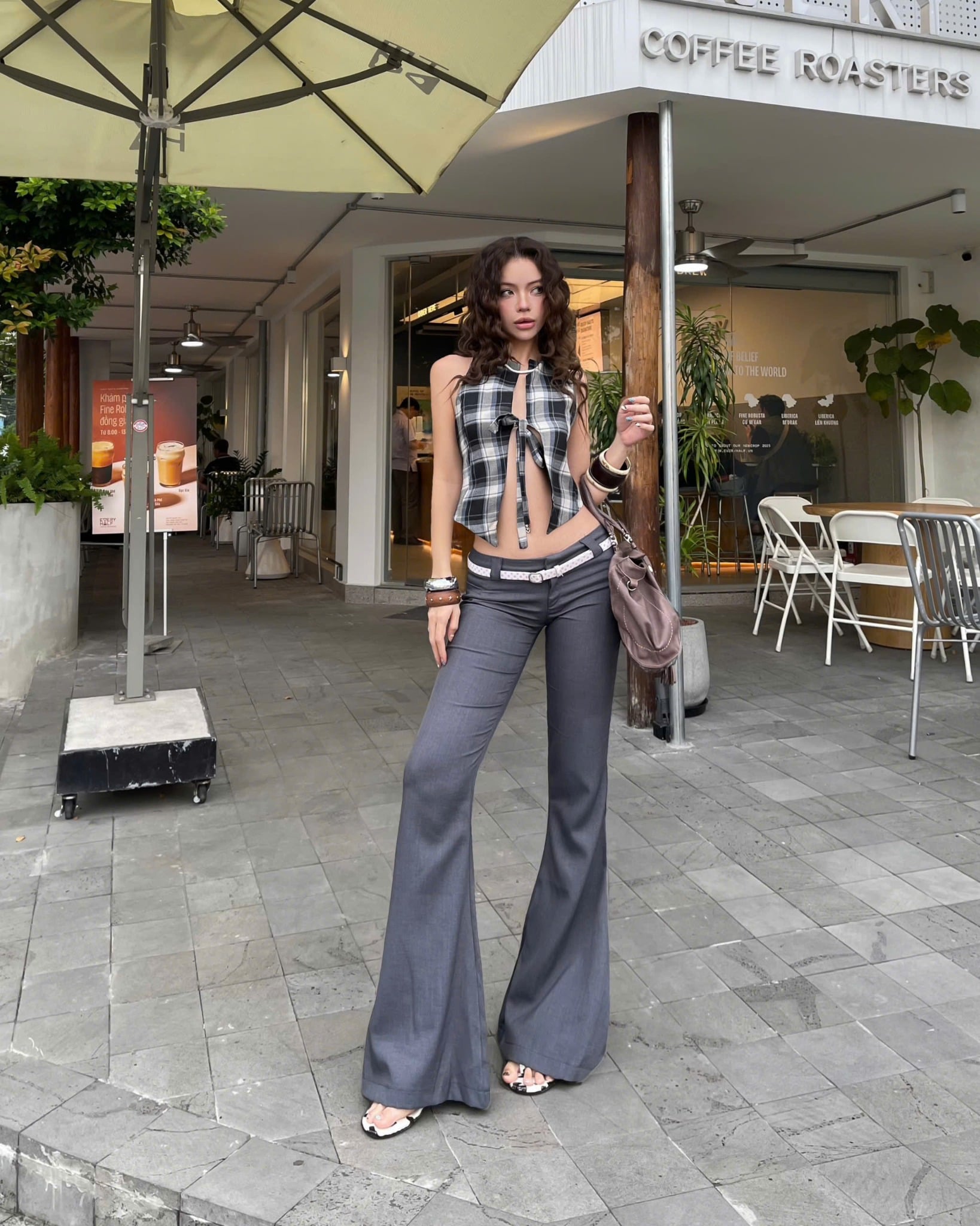  Quần ống loe dài cạp trễ tôn dáng JARIN - KILLSYSTEM 