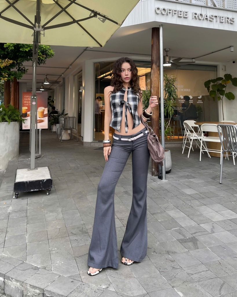  Quần tây ống loe dài cạp trễ tôn dáng JARIN - KILLSYSTEM 