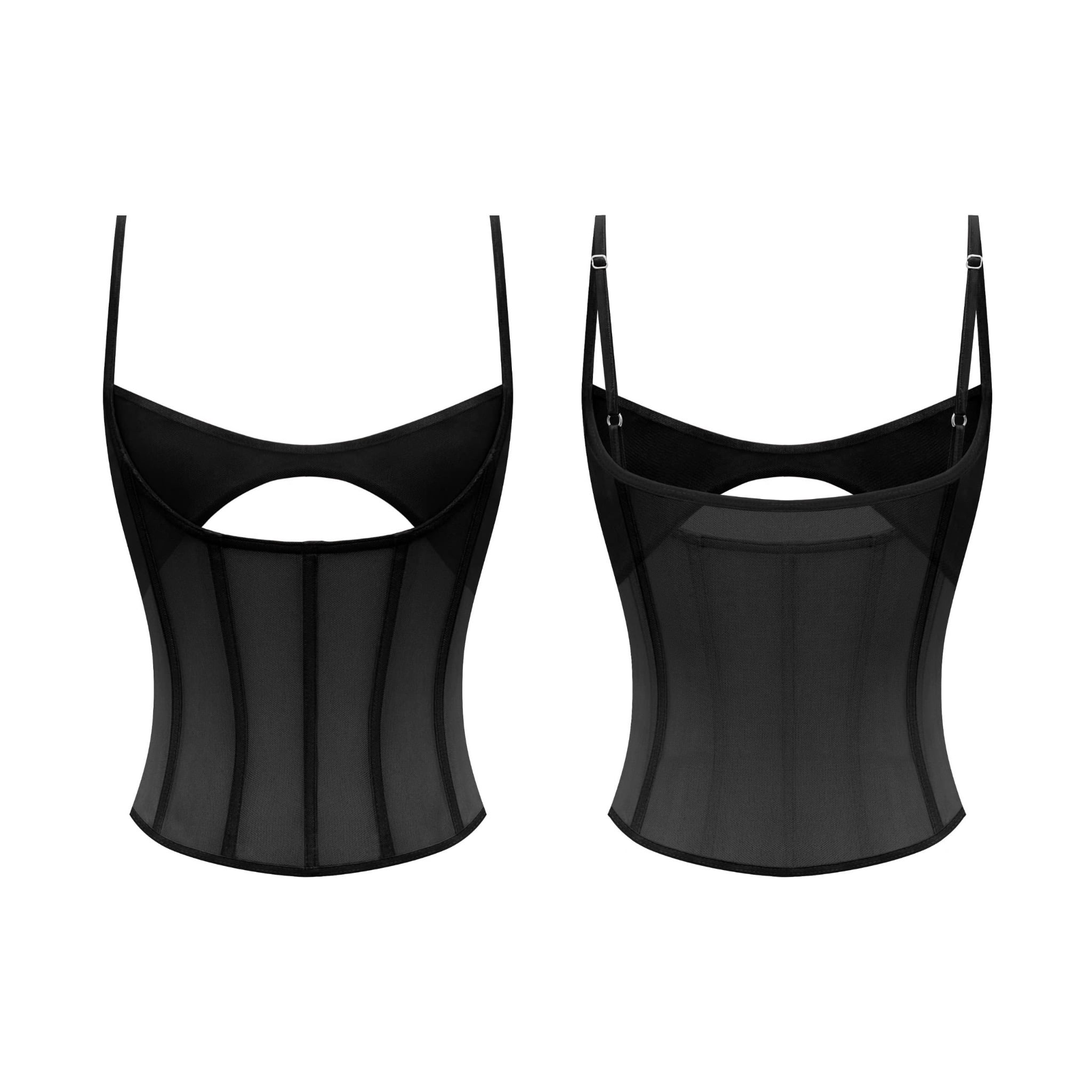  Áo hai dây xuyên thấu dáng corset gợi cảm JASMINE - KILLSYSTEM 