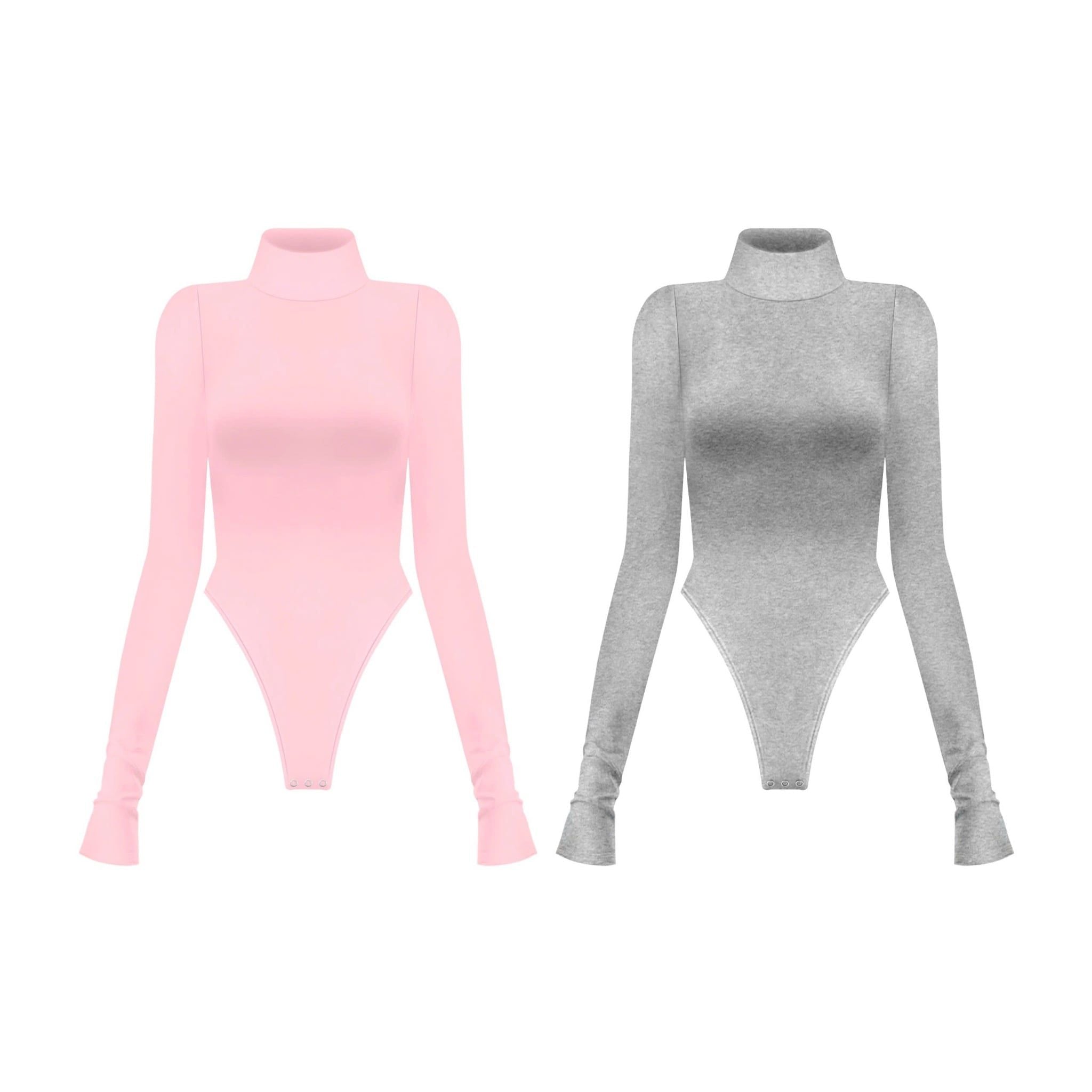 Áo bodysuit trơn tay dài ôm body SANTOS - KILLSYSTEM 