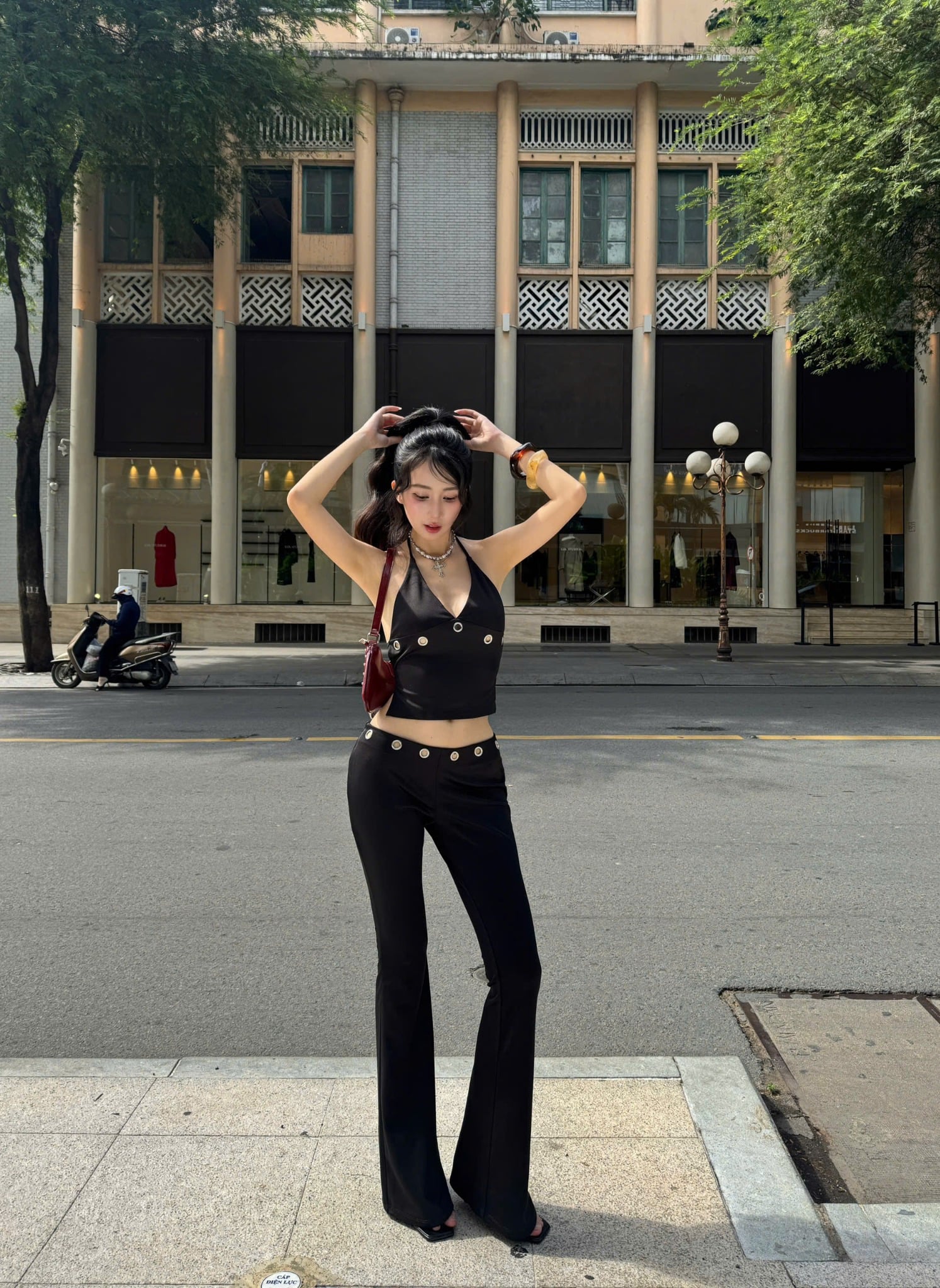  Quần ống loe mắt cáo AMBUS - KILLSYSTEM 