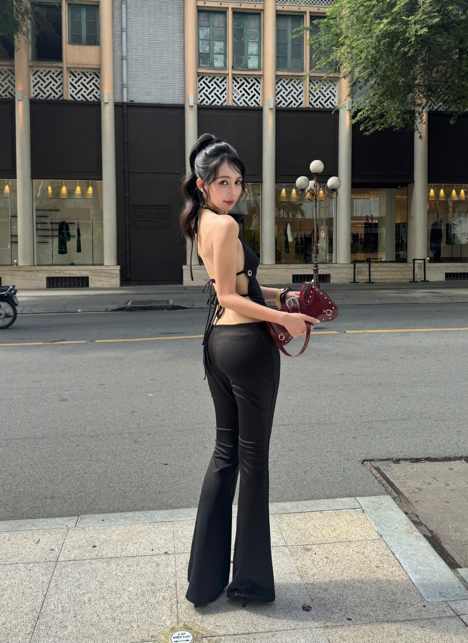  Quần ống loe mắt cáo AMBUS - KILLSYSTEM 