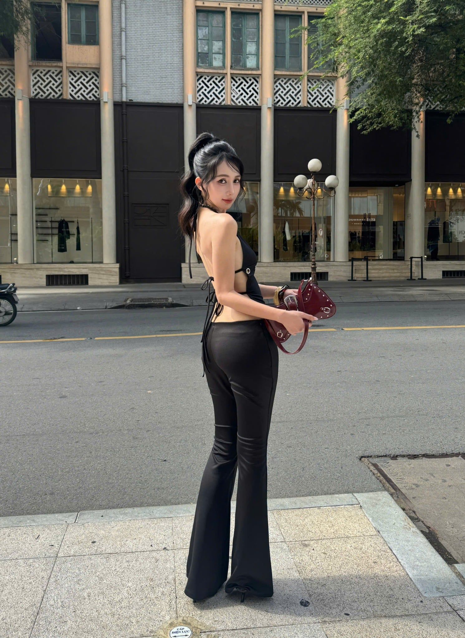  Quần ống loe mắt cáo AMBUS - KILLSYSTEM 