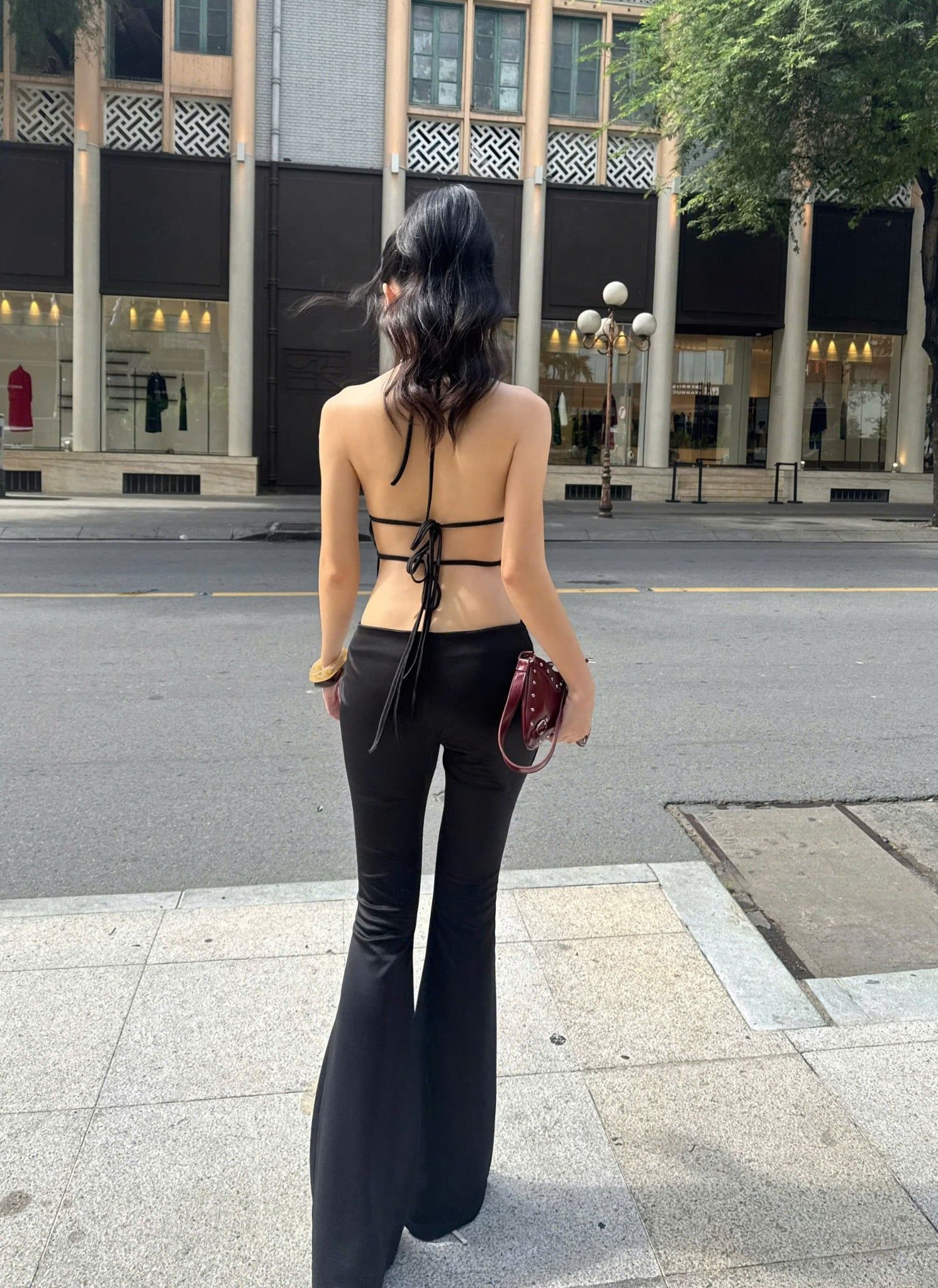  Quần ống loe mắt cáo AMBUS - KILLSYSTEM 