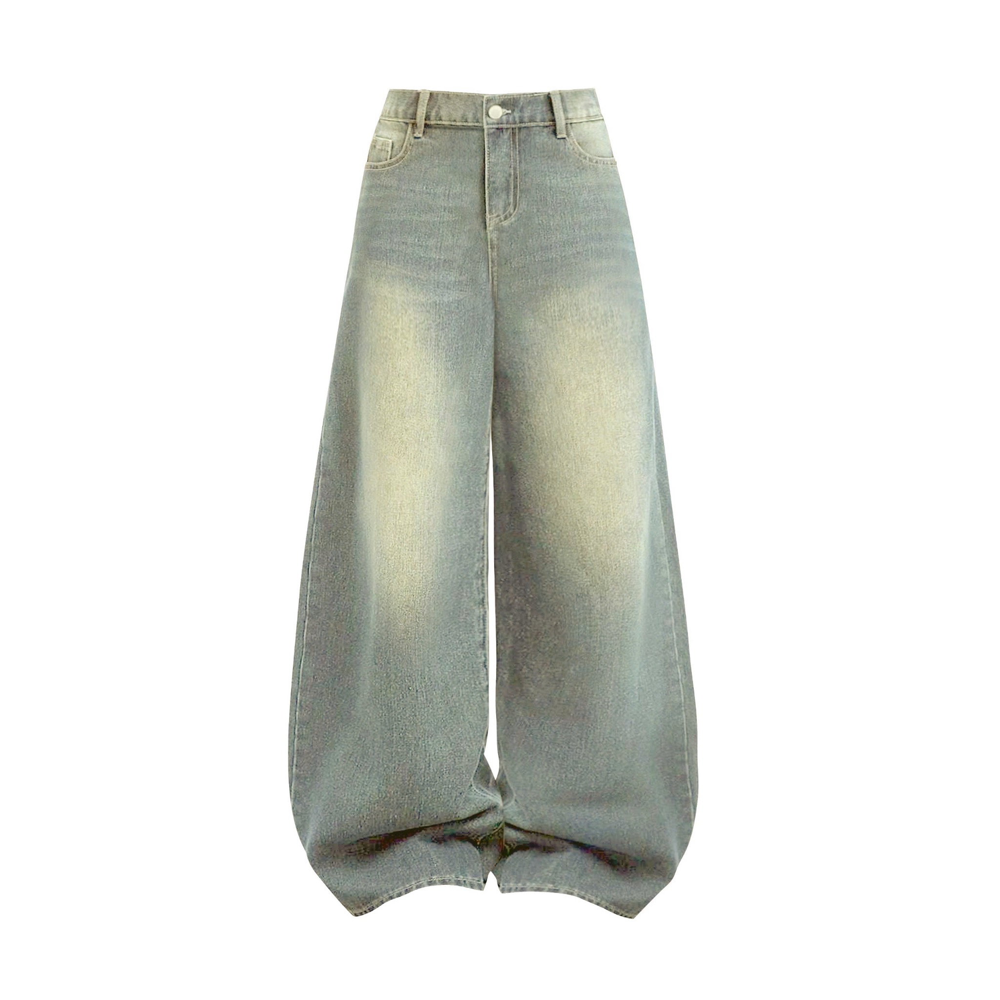  Quần Jeans nữ wash ống rộng Mountain - KILL SYSTEM 