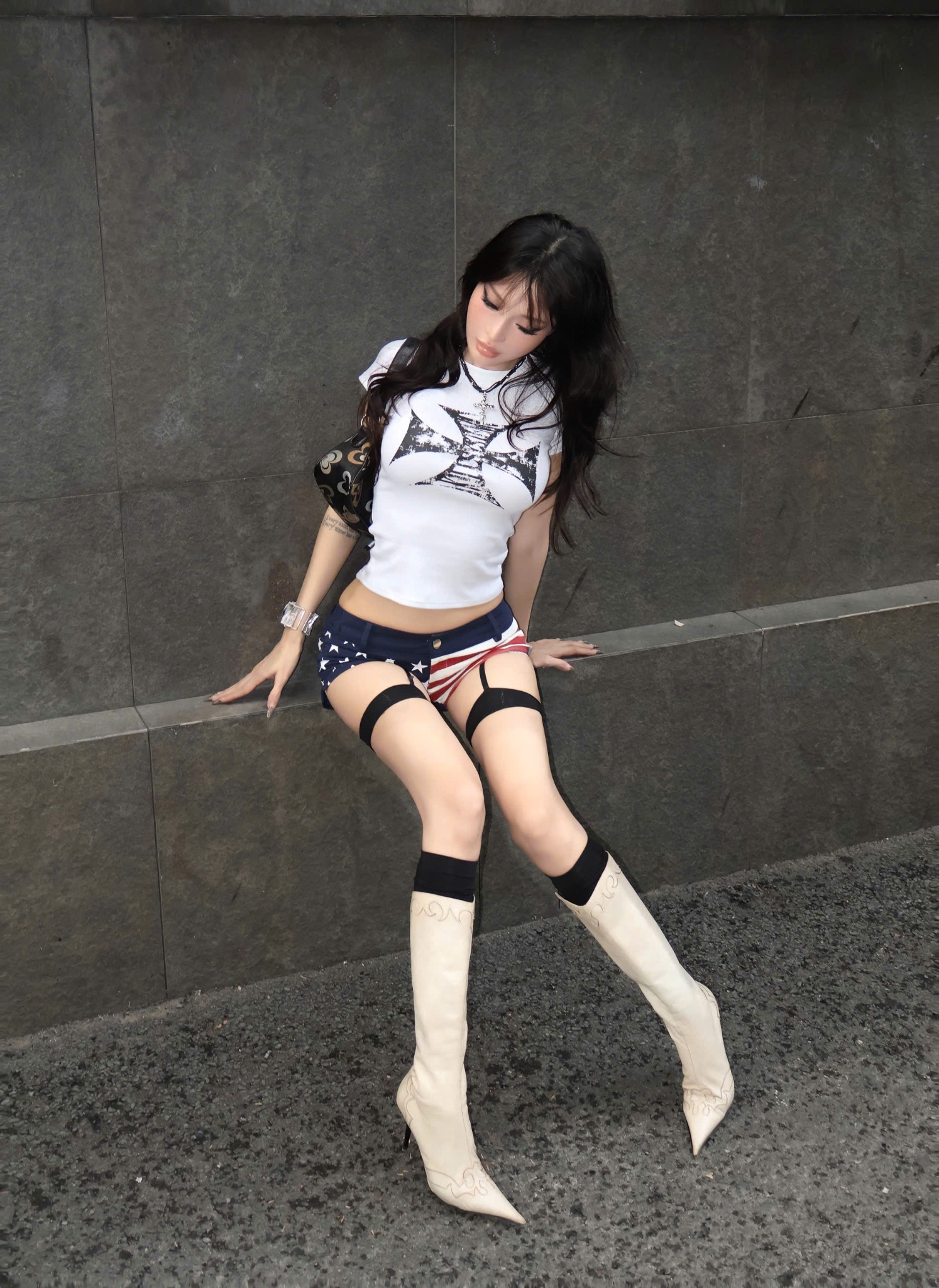  Áo thun co giãn ôm body in hình HERIOT - KILLSYSTEM 