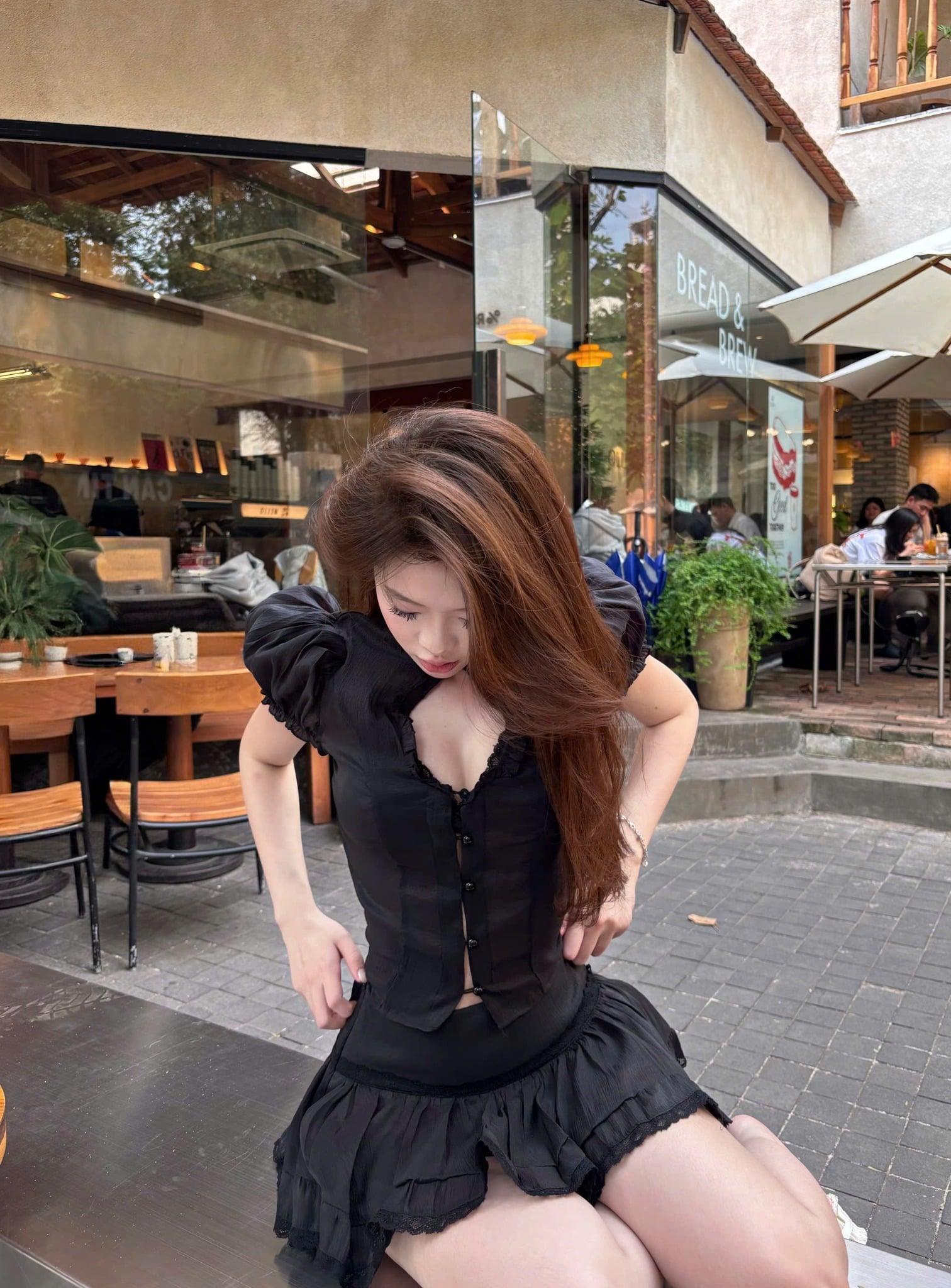  Chân váy xếp ly voan tơ WINTER - KILLSYSTEM 