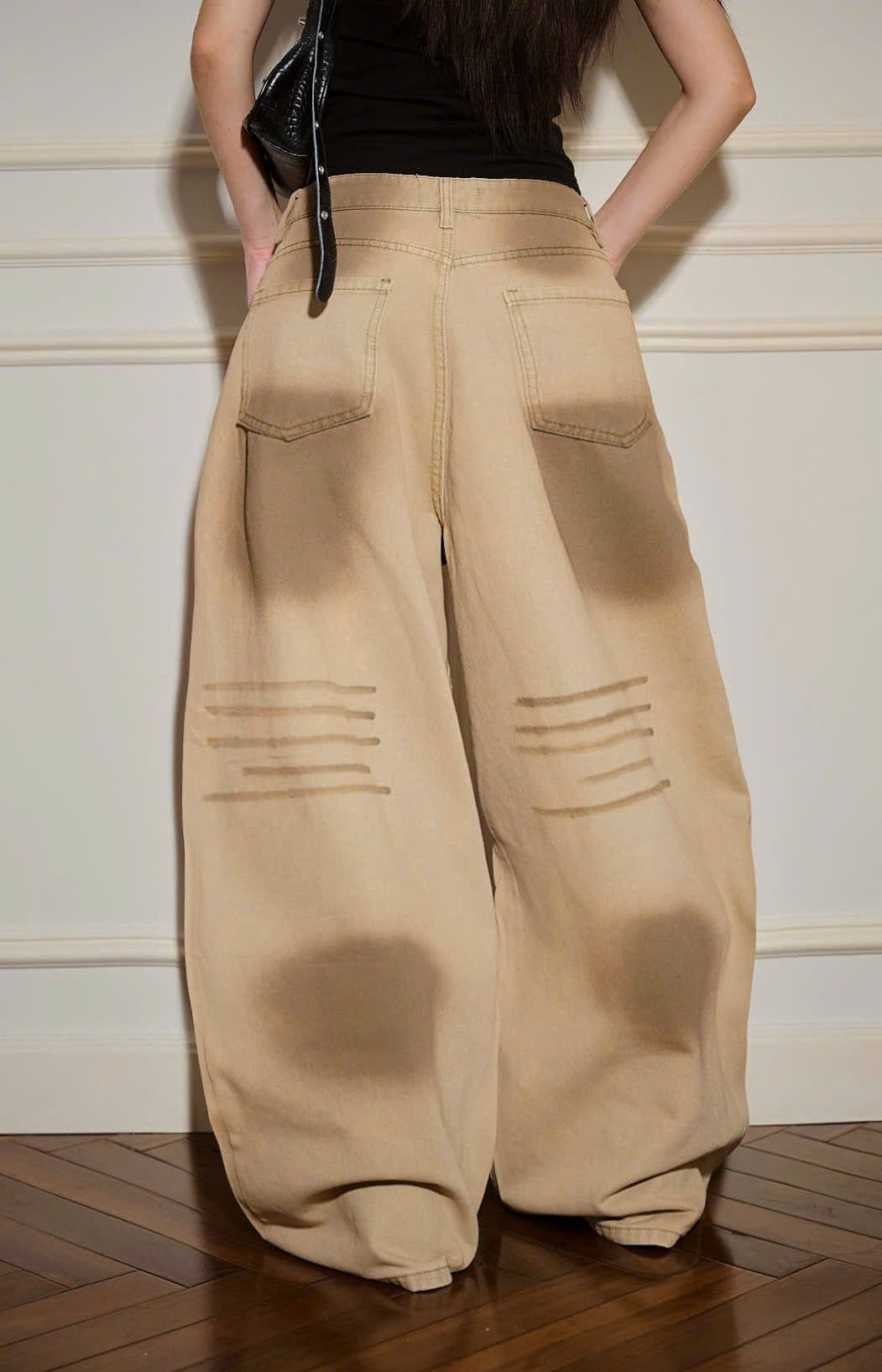  Quần jeans wash đính đá lấp lánh RAVEN - KILLSYSTEM 