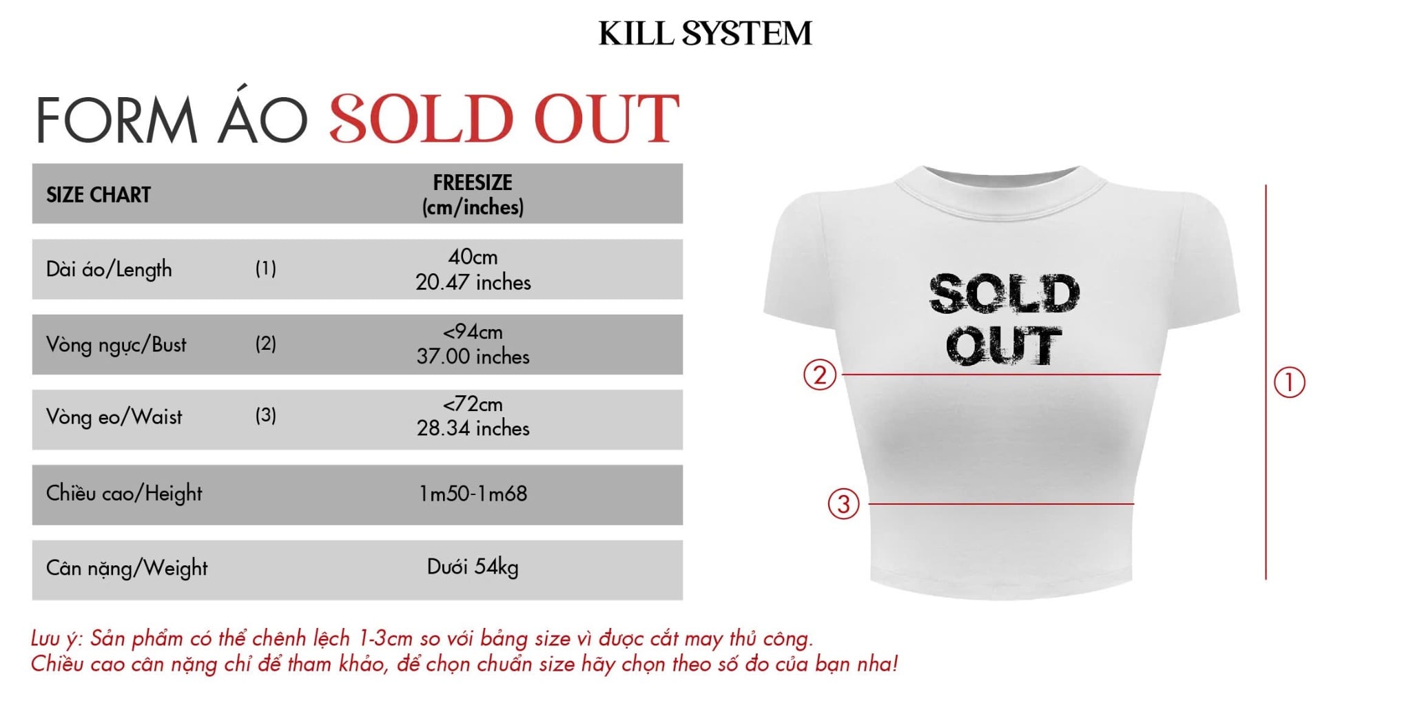  Áo thun croptop ôm body hở lưng SOLD OUT - KILLSYSTEM 
