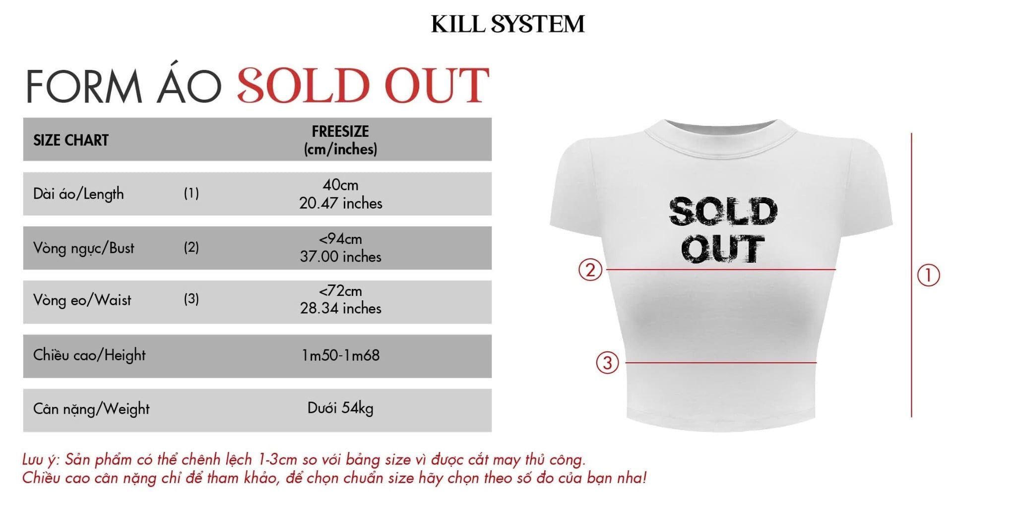  Áo thun croptop ôm body hở lưng SOLD OUT - KILLSYSTEM 