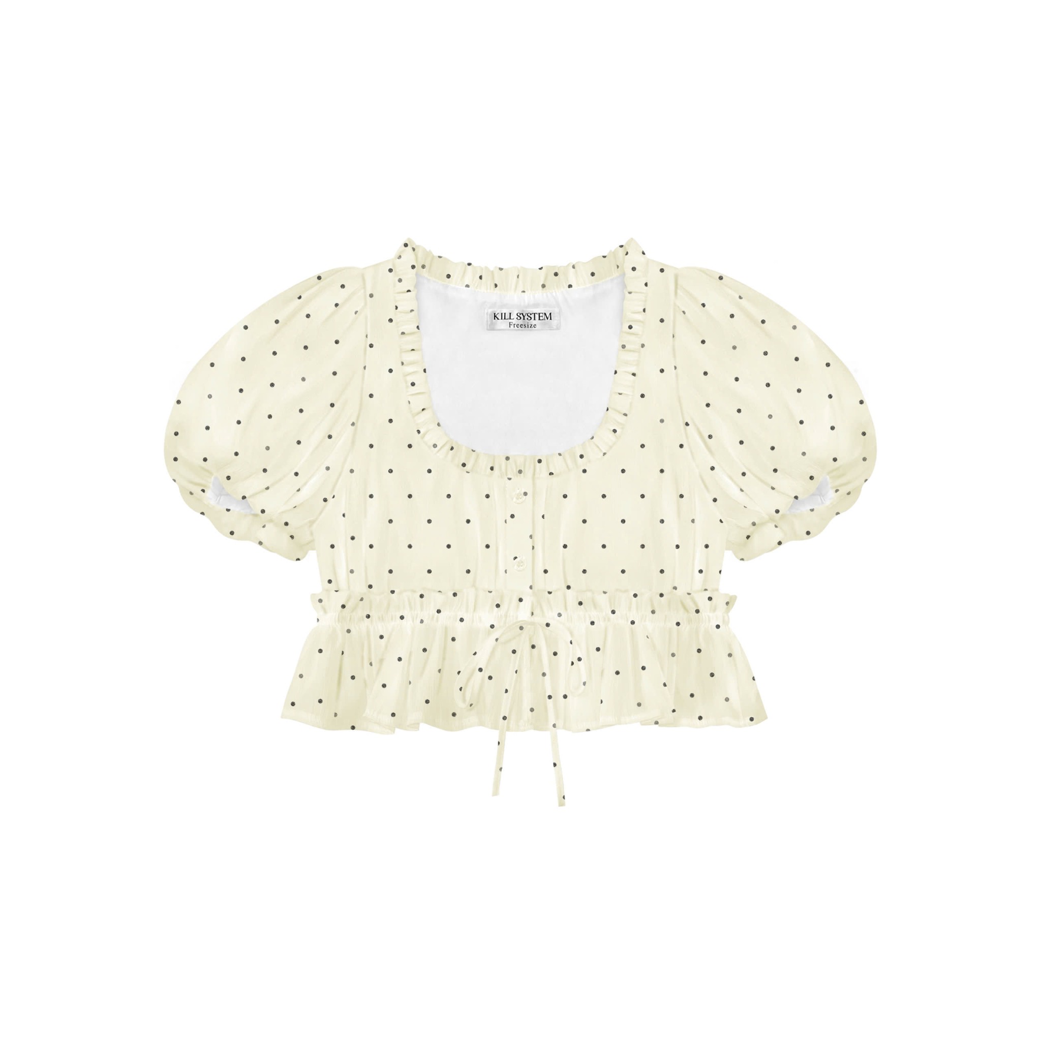  Áo babydoll 2 tầng layer bèo bo chun eo HYOMIN 