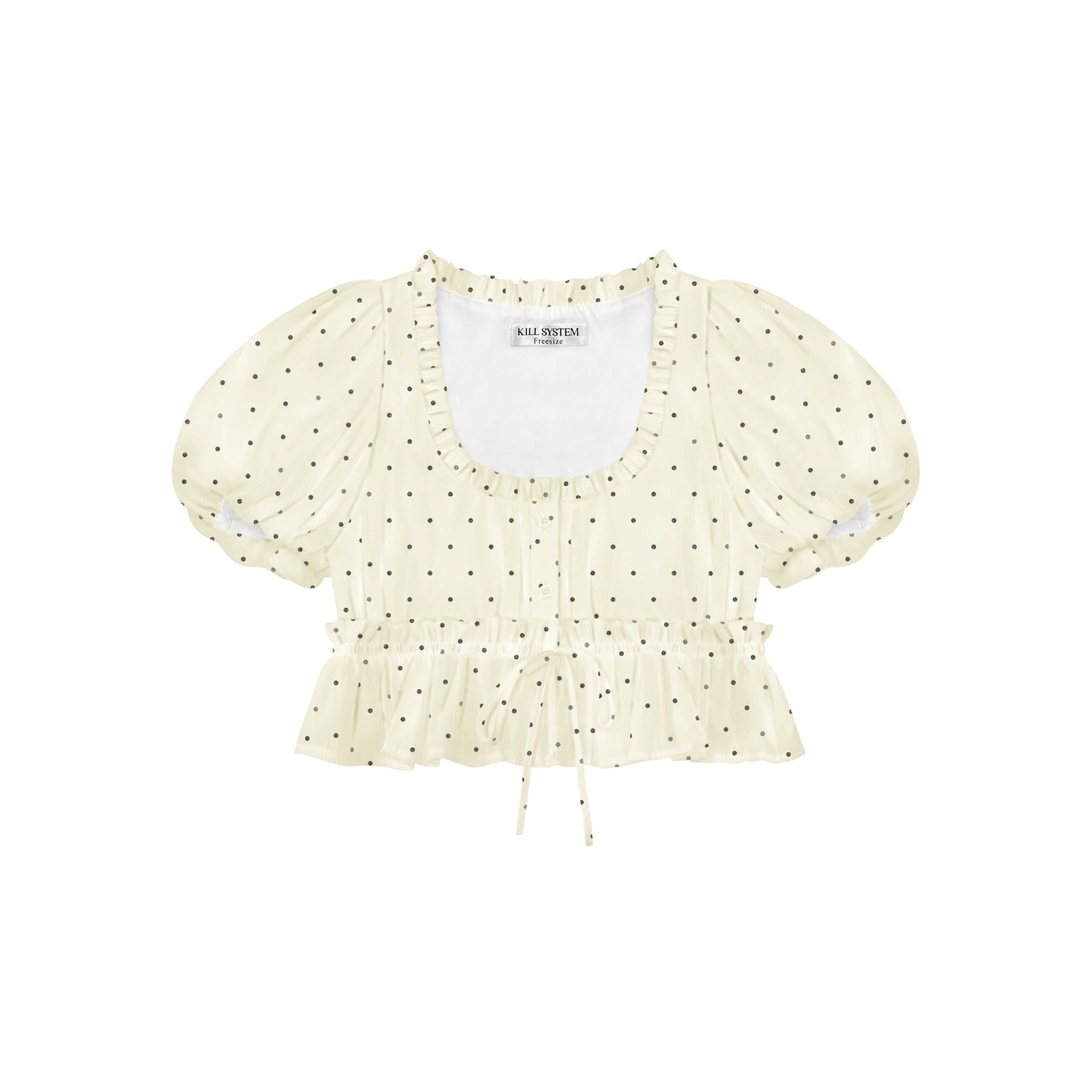  Áo babydoll 2 tầng layer bèo bo chun eo HYOMIN 