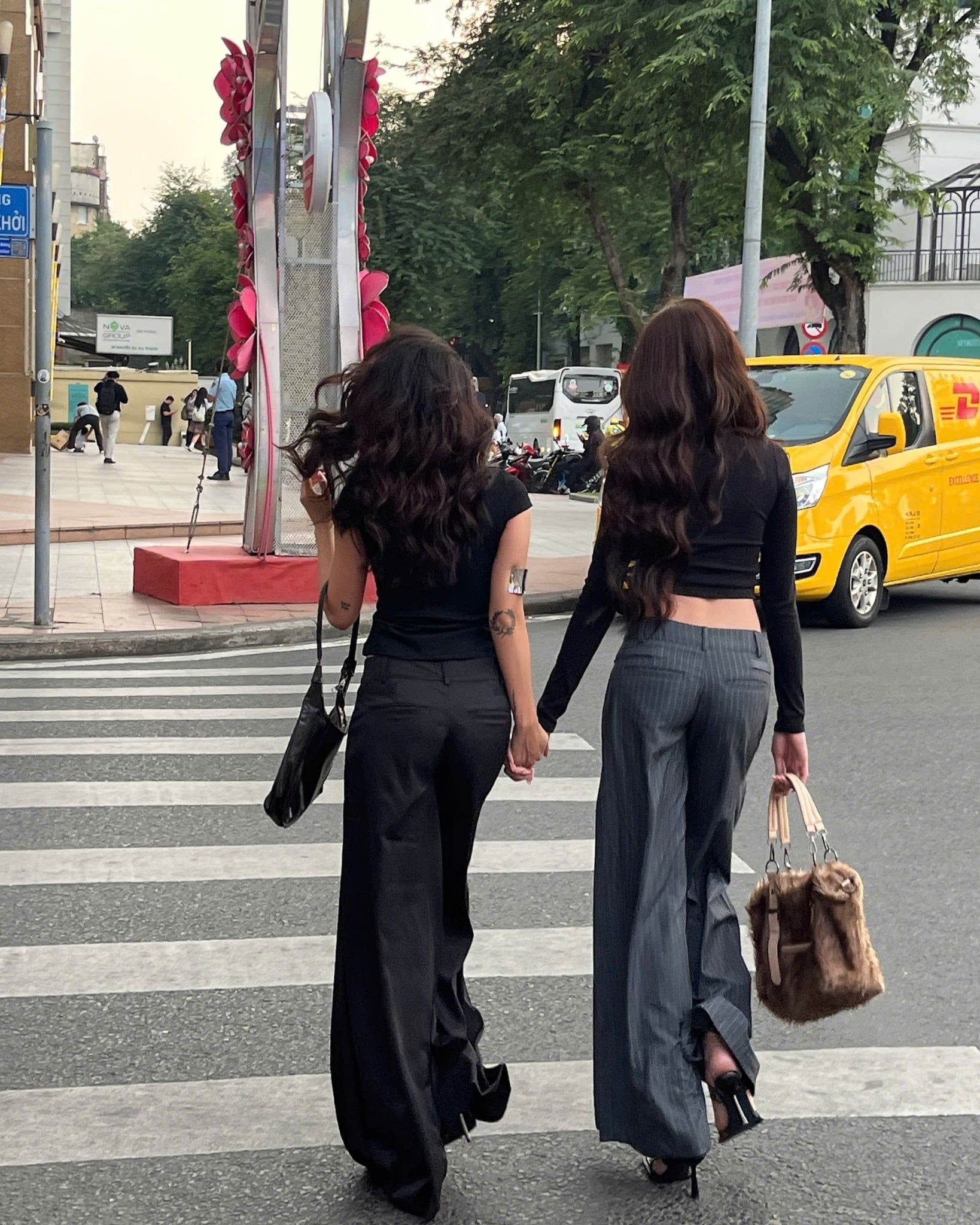  Quần tây ống rộng cạp trễ JIRA - KILLSYSTEM 