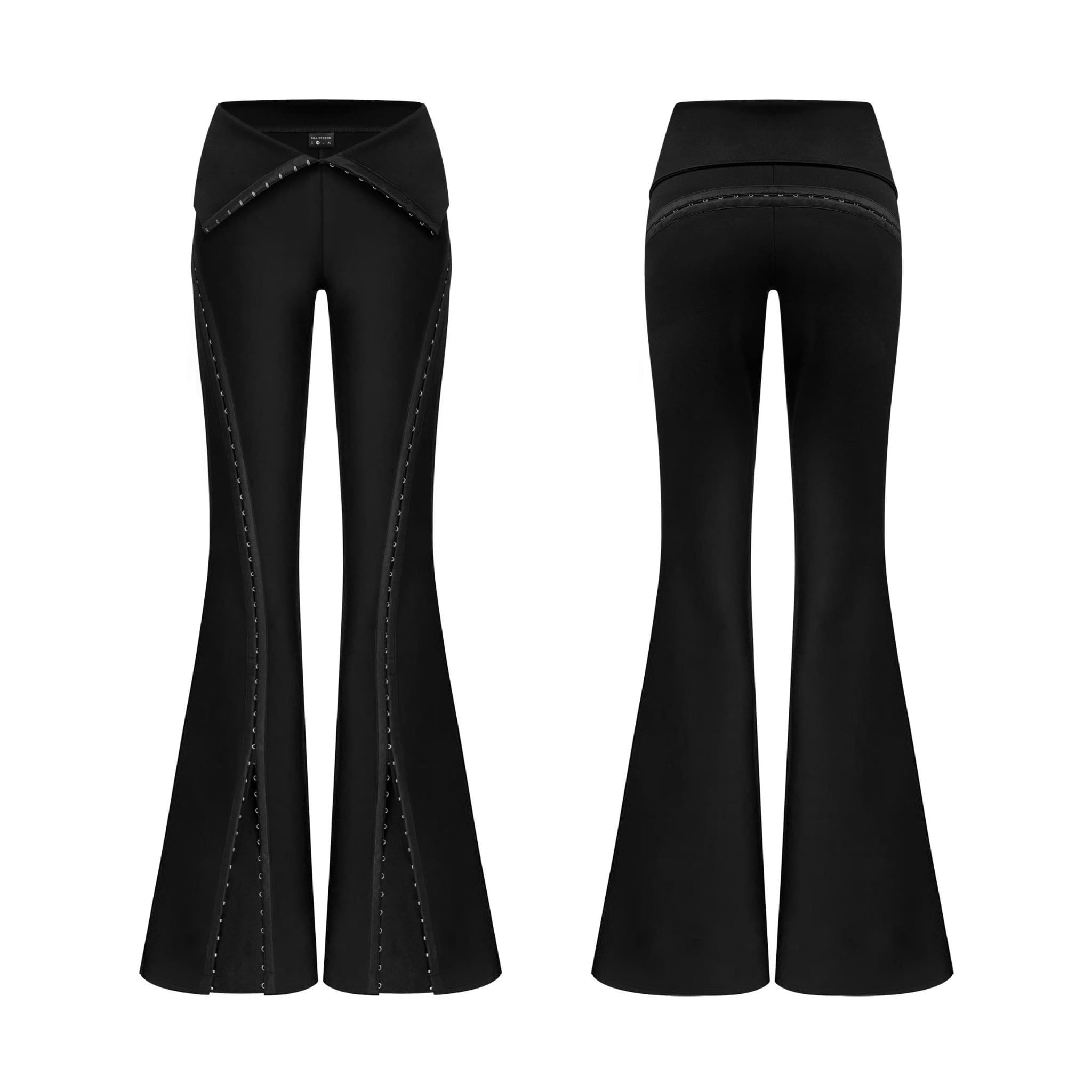  Quần ống loe dài cạp trễ REVICE - KILLSYSTEM 