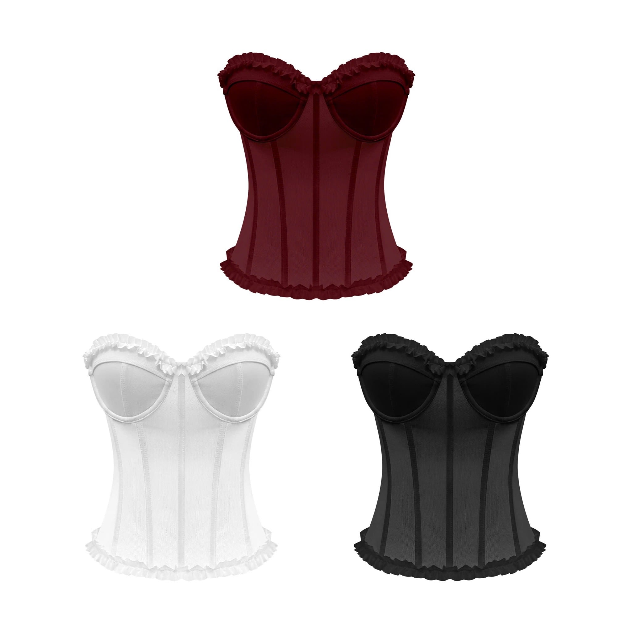  Áo corset xuyên thấu sexy tôn dáng JOYCEE - KILLSYSTEM 