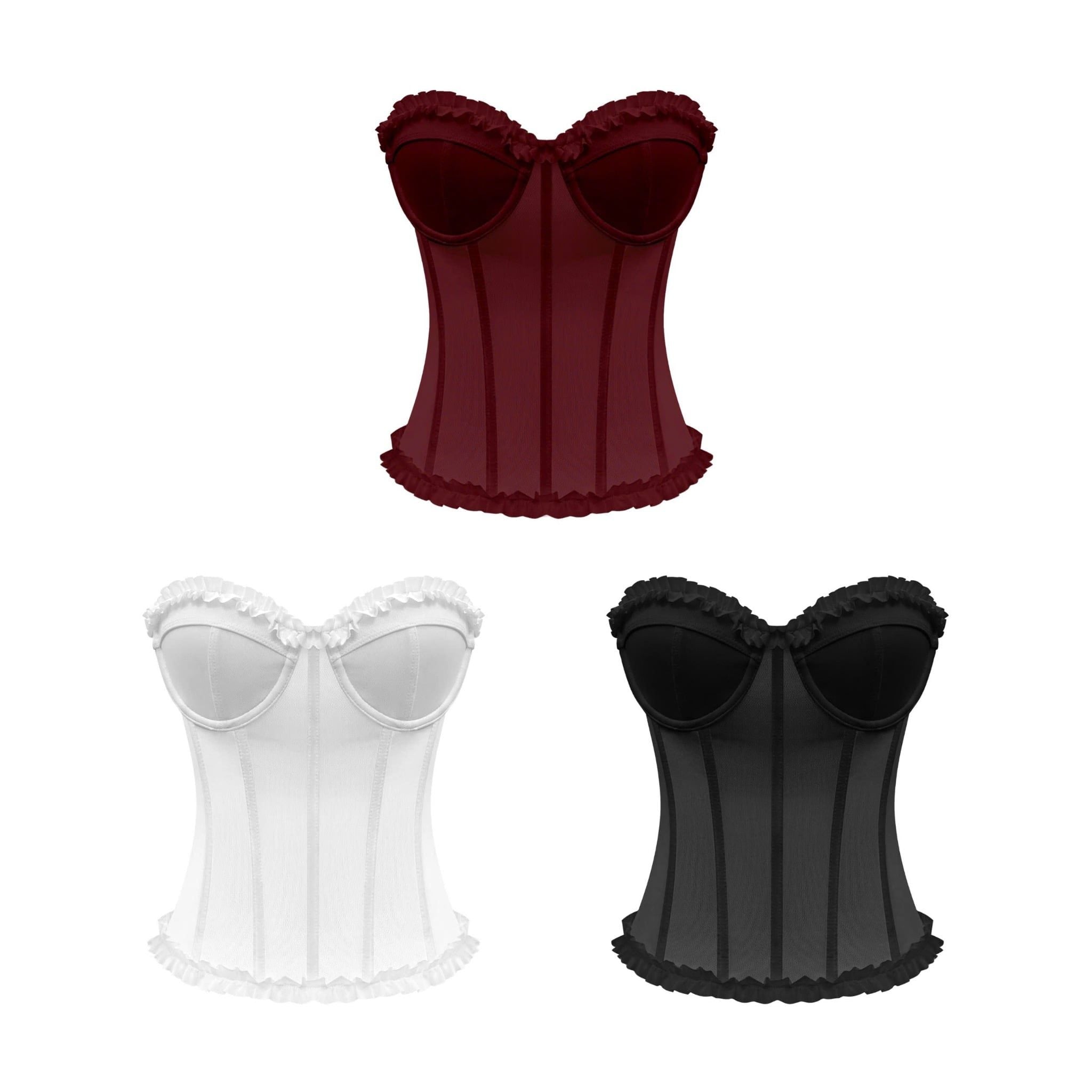  Áo corset xuyên thấu sexy tôn dáng JOYCEE - KILLSYSTEM 