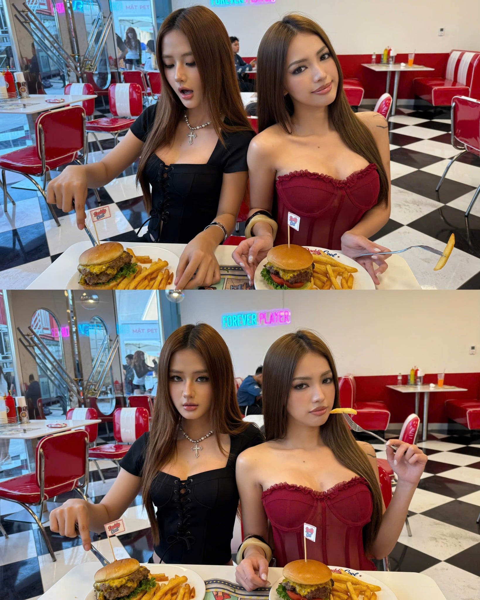  Áo kiểu cổ vuông đan dây gợi cảm SELENA -  KILLSYSTEM 