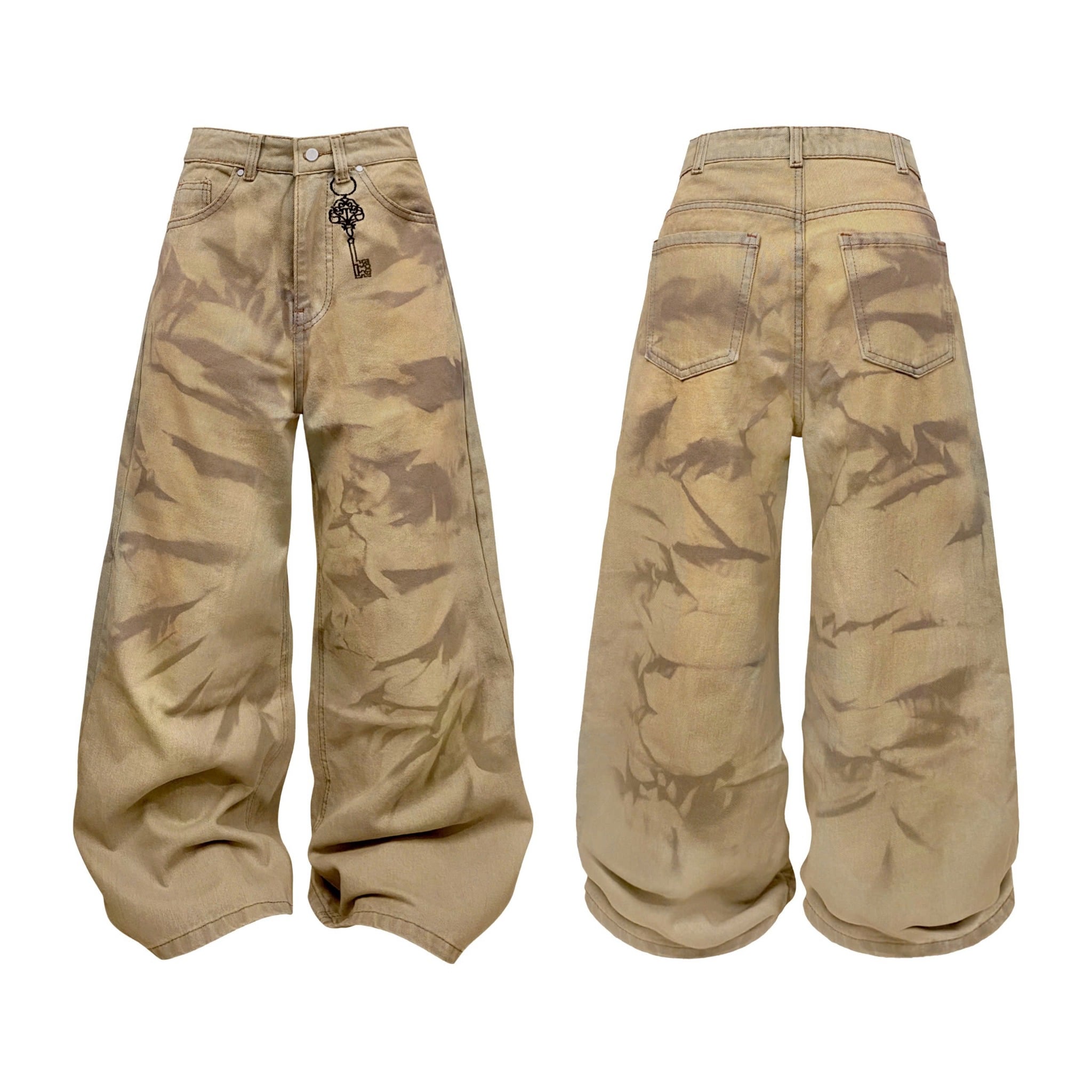  Quần Jeans wash ống rộng KEY CHANGER - KILLSYSTEM 