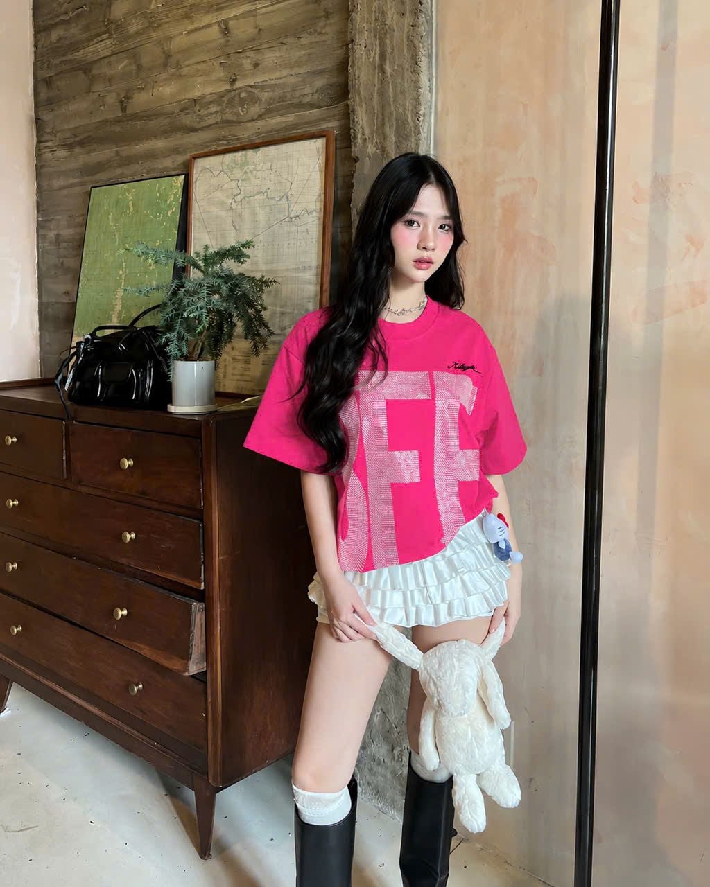  Áo Thun Infinity Off đính đá Bling Bling oversize Killsystem 