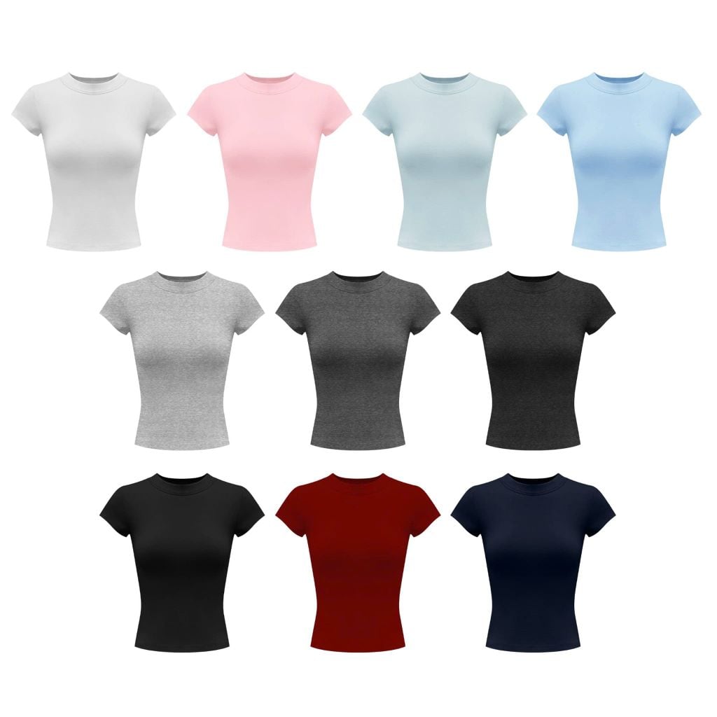  Áo baby tee form body chất thun cotton thoáng mát IU 