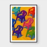  PLASTIC CHAIRS 