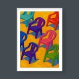  PLASTIC CHAIRS 