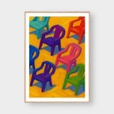 PLASTIC CHAIRS 