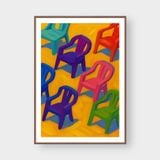  PLASTIC CHAIRS 
