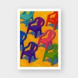  PLASTIC CHAIRS 