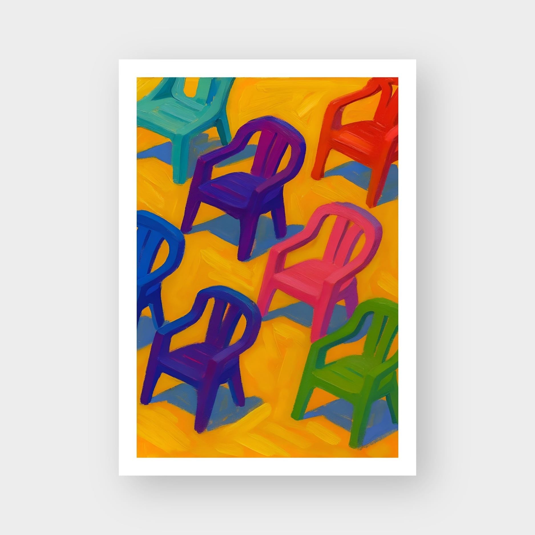 PLASTIC CHAIRS 