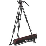  Bộ chân máy quay Nitrotech 612 Fluid Video Head & Leg Tripod Aluminum Twin Leg Tripod Ground Spreader ( MVK612TWINGA ) 
