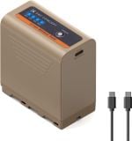  Pin K&F CONCEPT NP-F970 10500mAh Type C 