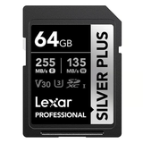  Thẻ nhớ SD Lexar Professional Silver Plus UHS-I U3 64gb / 128gb / 256 / 512gb 255MB 
