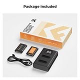  Bộ 2 pin 1 sạc K&F Concept NP-BX1 1240mAh KF28.0044 