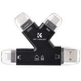  Đầu Đọc Thẻ Nhớ SD/MicroSD K&F Concept 4 in 1 KF42.0006 
