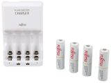  Bộ Sạc Kèm 4 Pin Fujitsu AA 1900mAh 