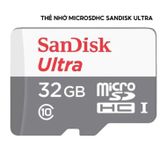  Thẻ nhớ MicroSDXC Sandisk Ultra 32GB / 64GB / 128GB Class 10 100MB/s 