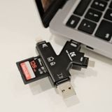  Đầu Đọc Thẻ Nhớ SD/MicroSD K&F Concept 4 in 1 KF42.0006 